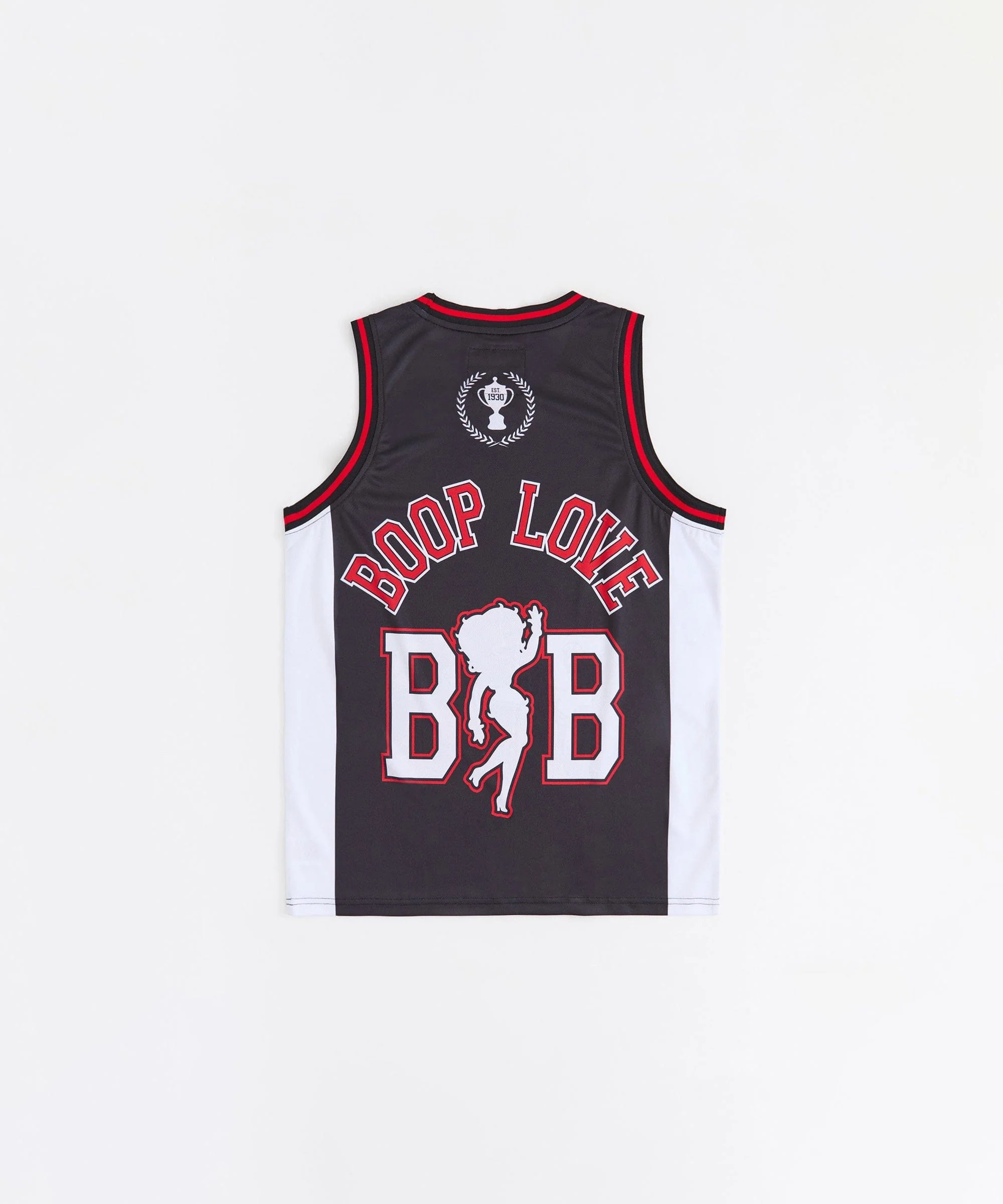 Betty Boop Basketball Jersey - Black - Image 4