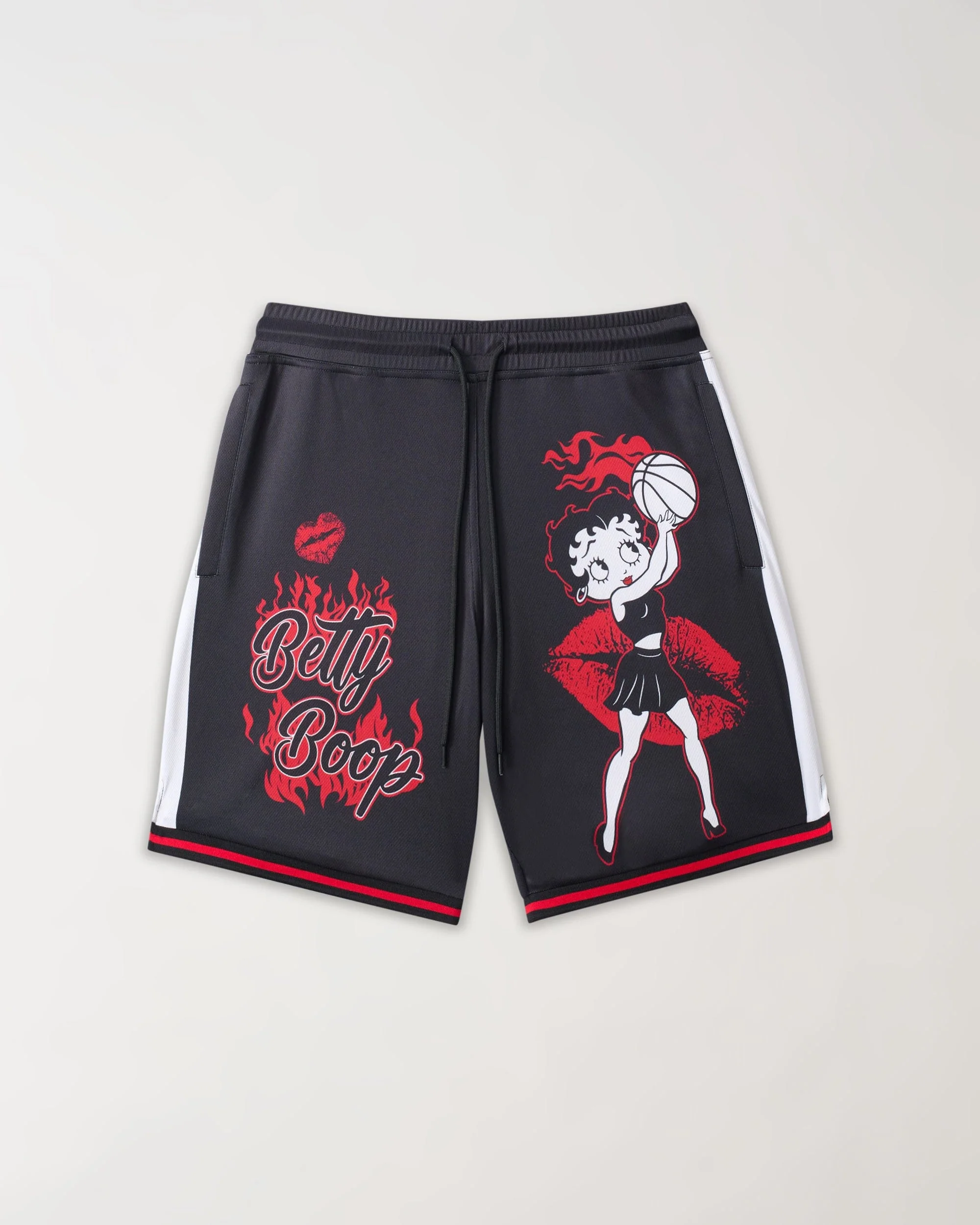 Betty Boop Basketball Shorts - Black