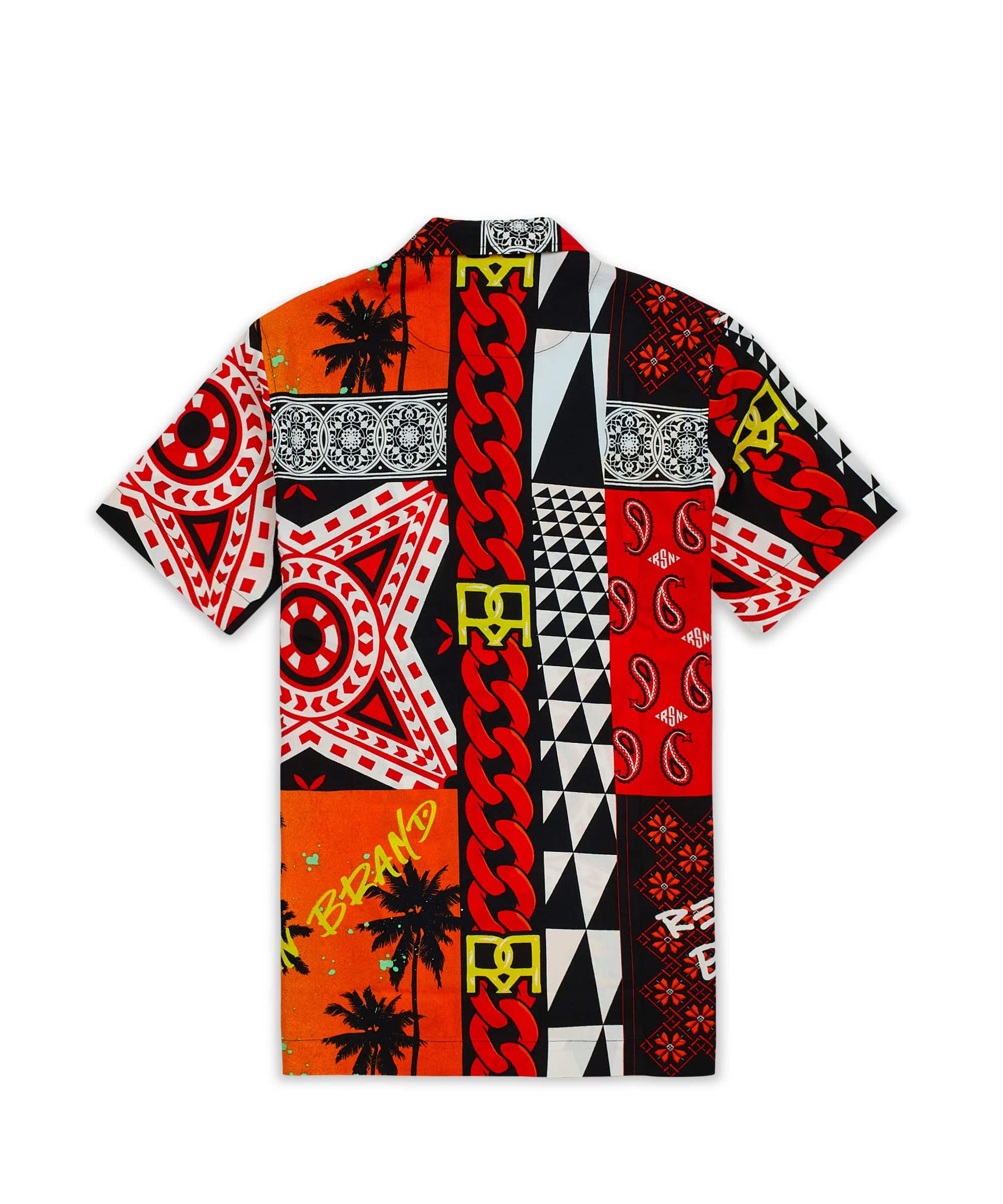 Blaze Geometric Allover Print Short Sleeve Shirt - Image 4