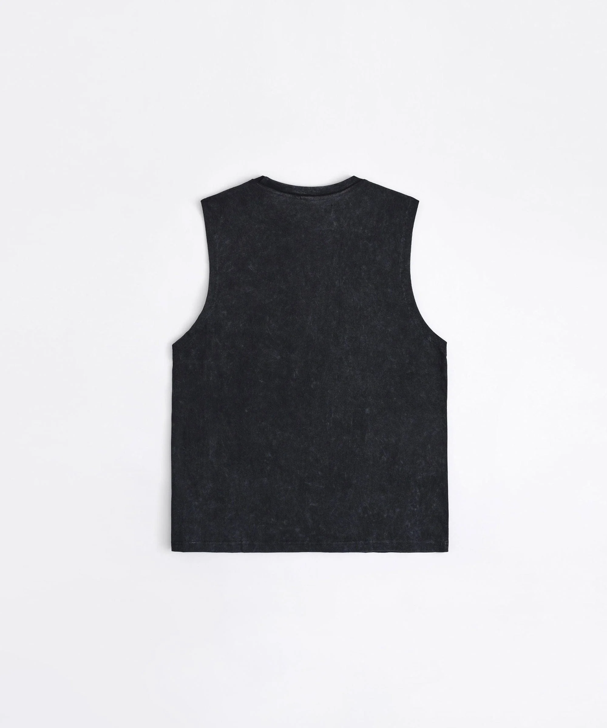 Chase The Unknown Washed Muscle Tee - Black - Image 2
