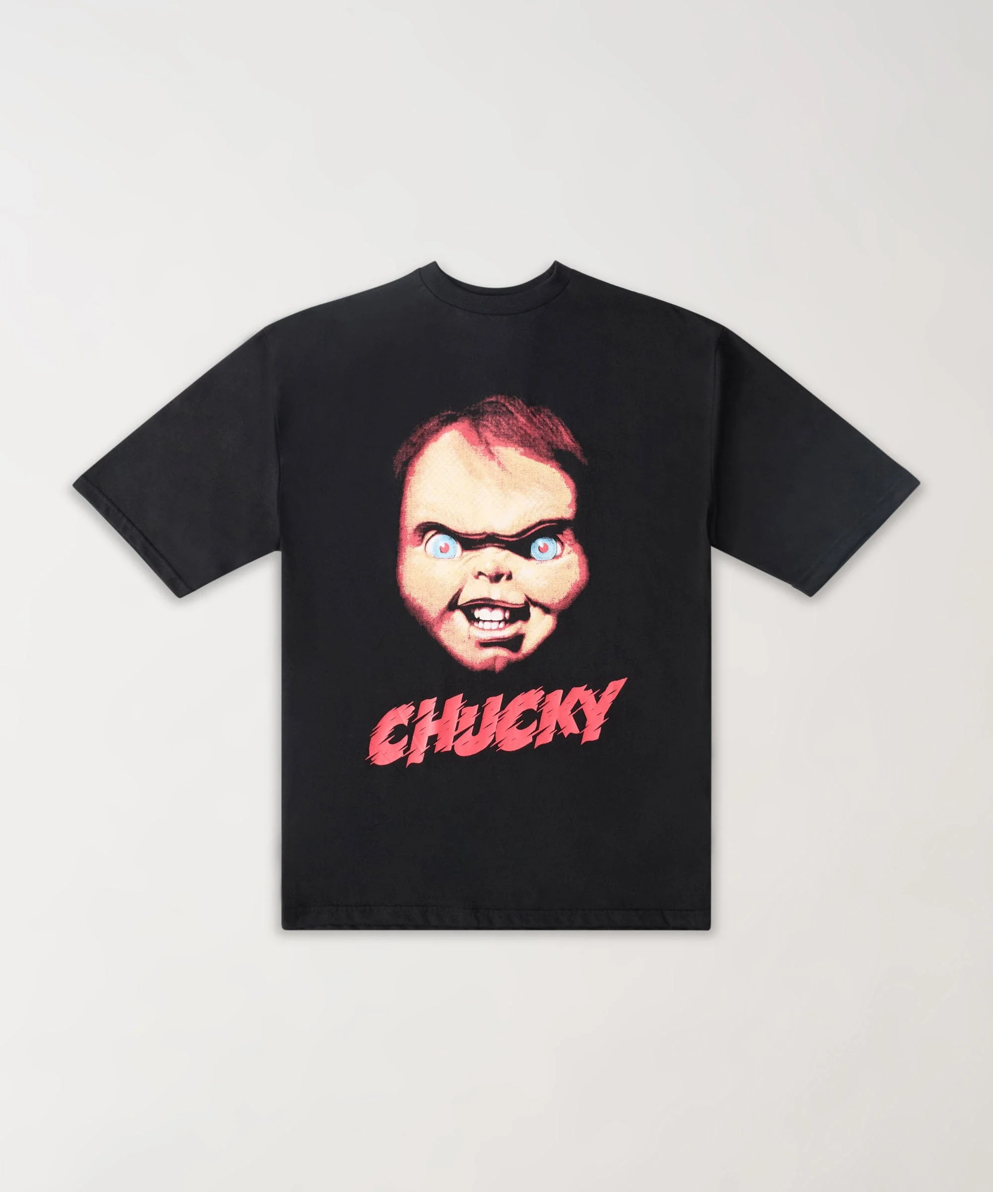 Chucky Face Short Sleeve Tee - Black