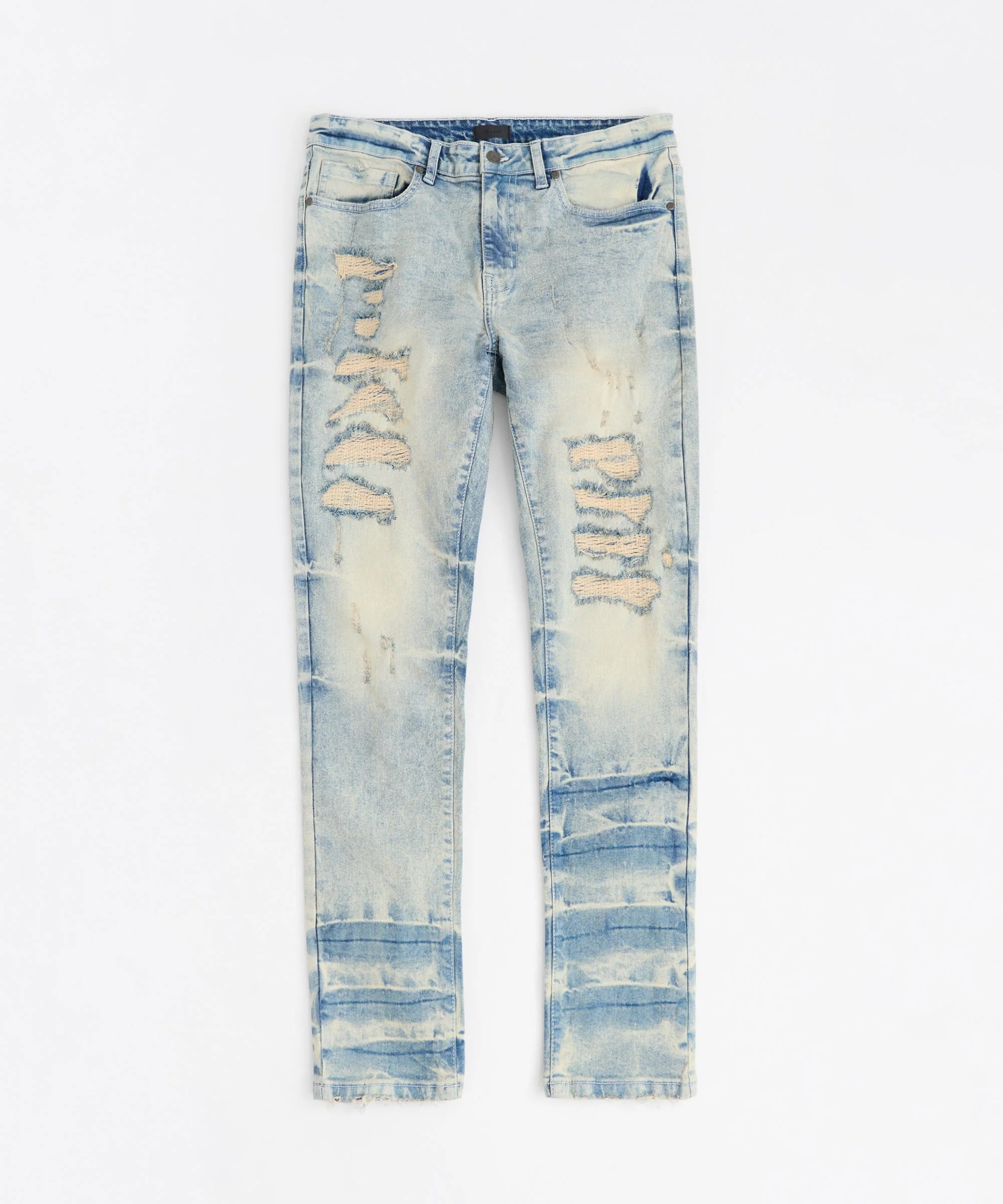 Clubhouse Distressed Denim Pants - Medium Indigo