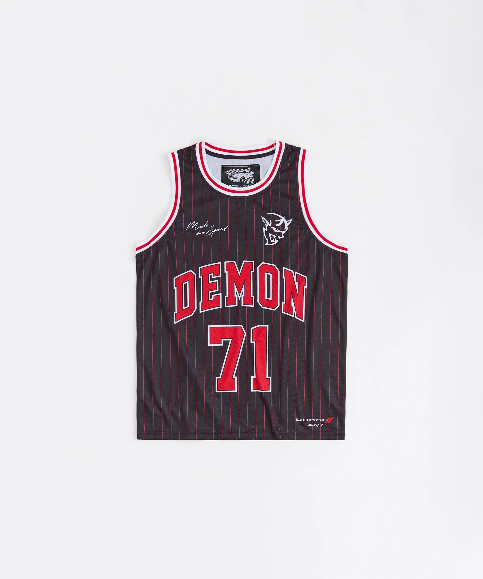 Dodge Demon Basketball Jersey - Black