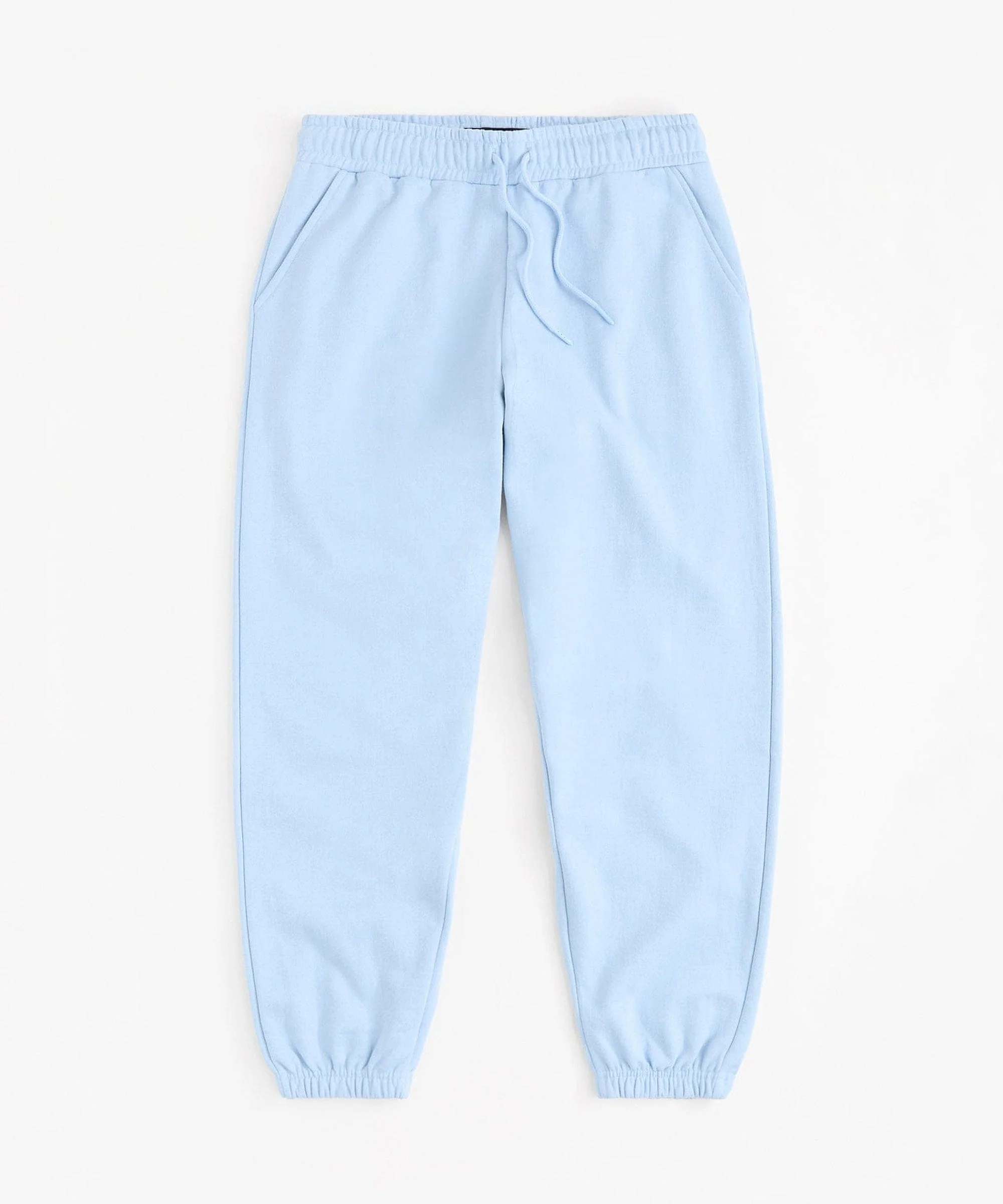 Essential Heavyweight Fleece Baggy Fit Sweats - Blue