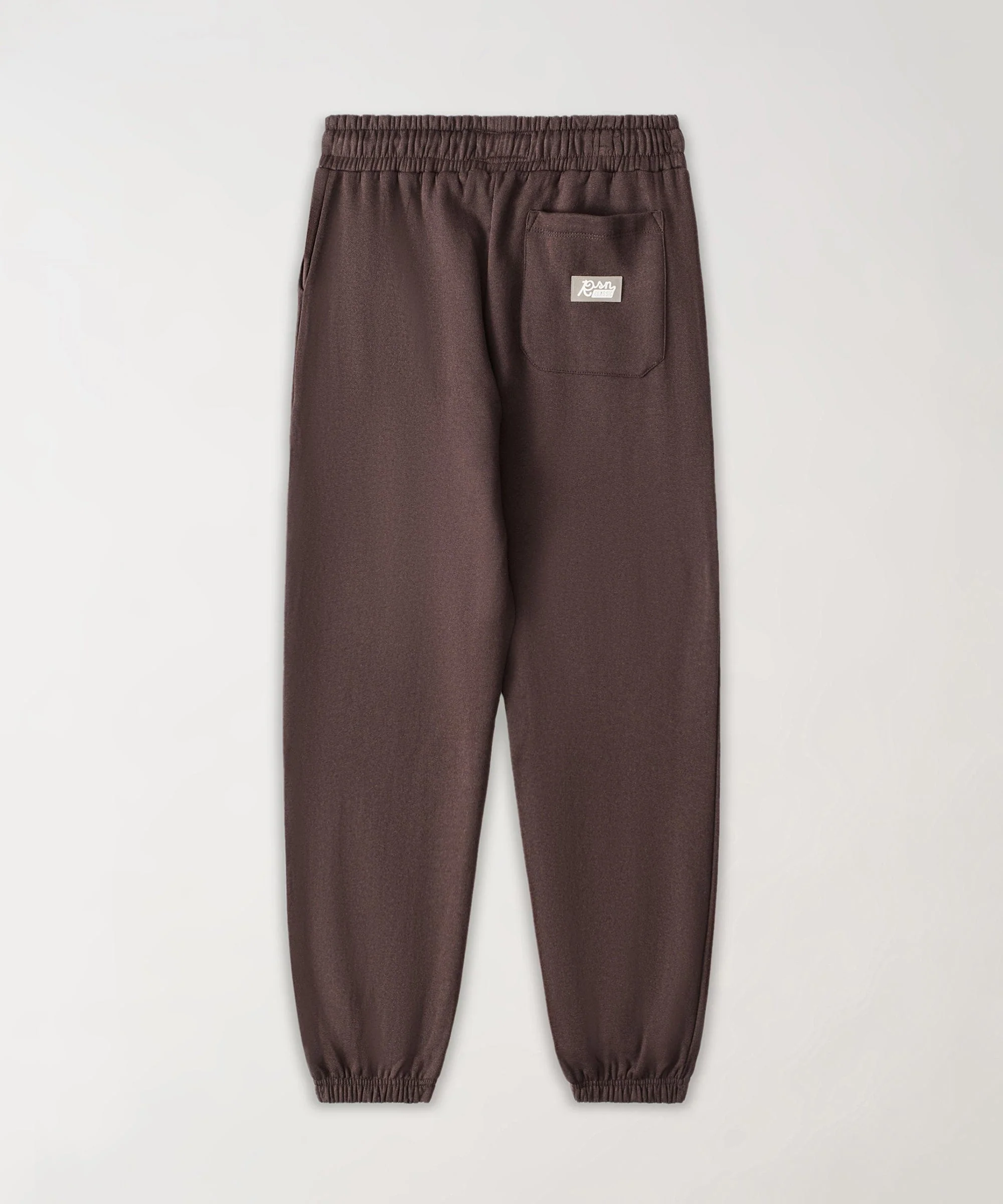 Essential Heavyweight Fleece Baggy Fit Sweats - Brown - Image 2