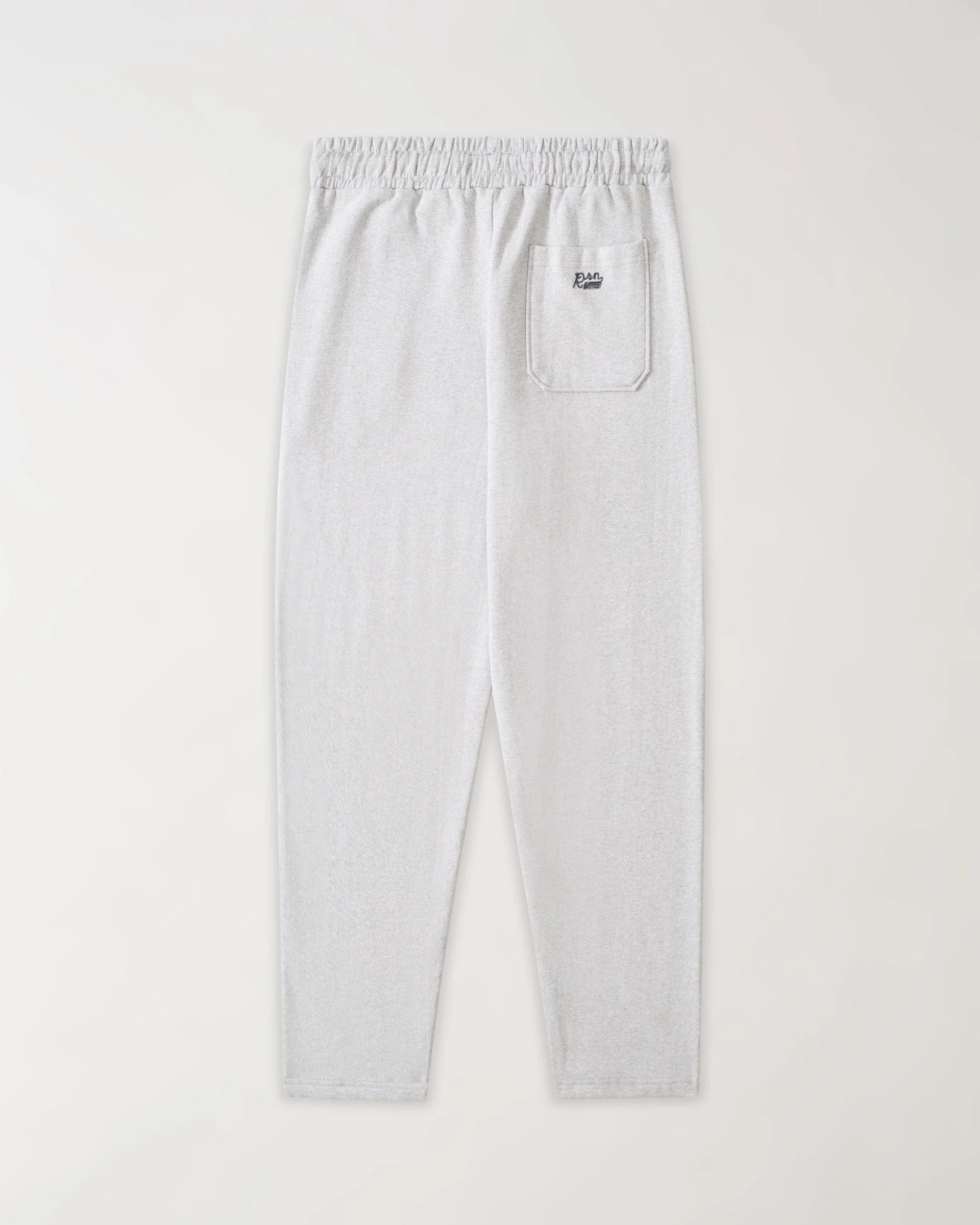 Essential Heavyweight Fleece Open Hem Washed Sweats - Heather Grey - Image 2