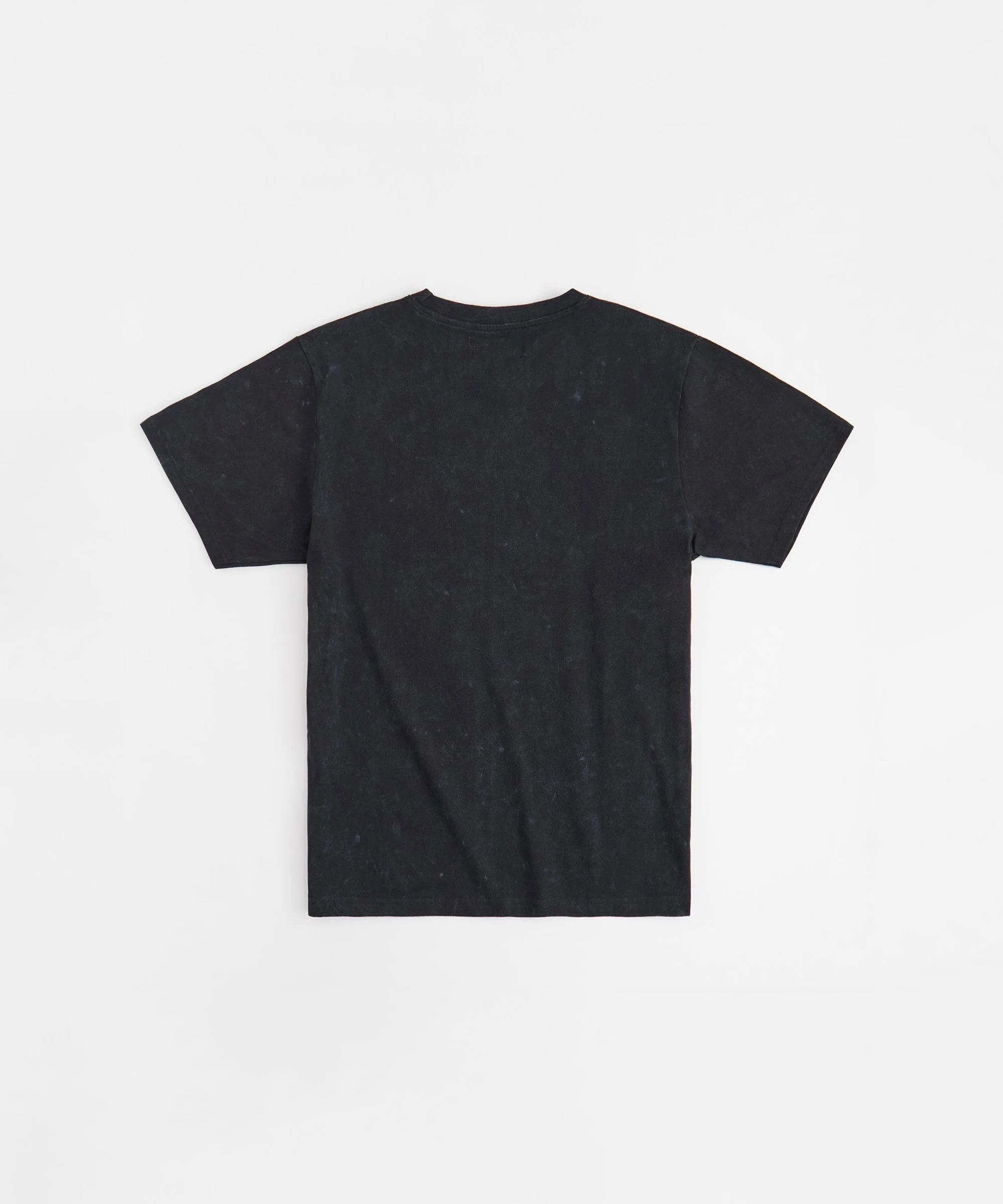 Grim Reaper Rhinestone Washed Short Sleeve Tee - Black - Image 3