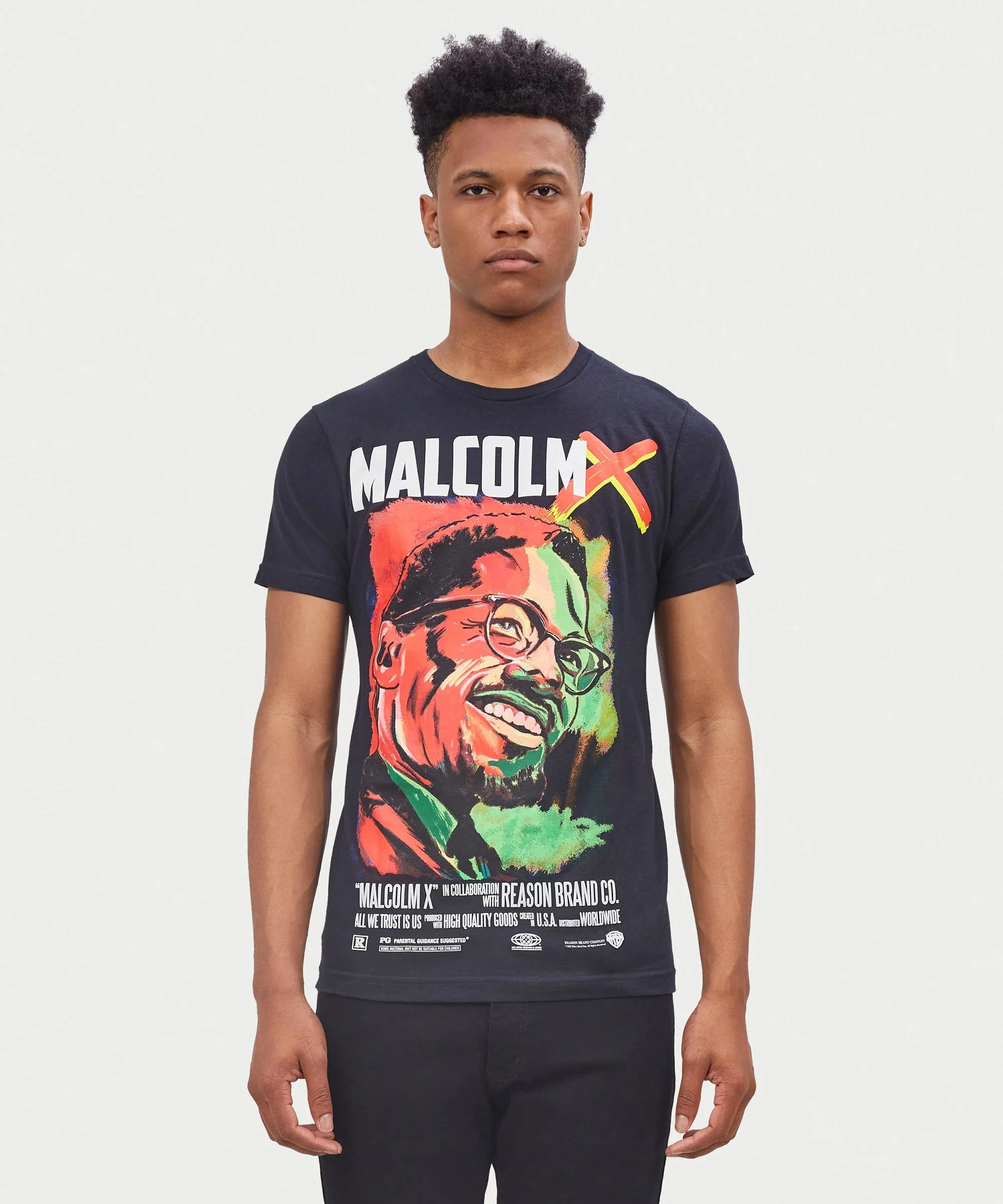 Malcolm X Portrait Tee - Image 2