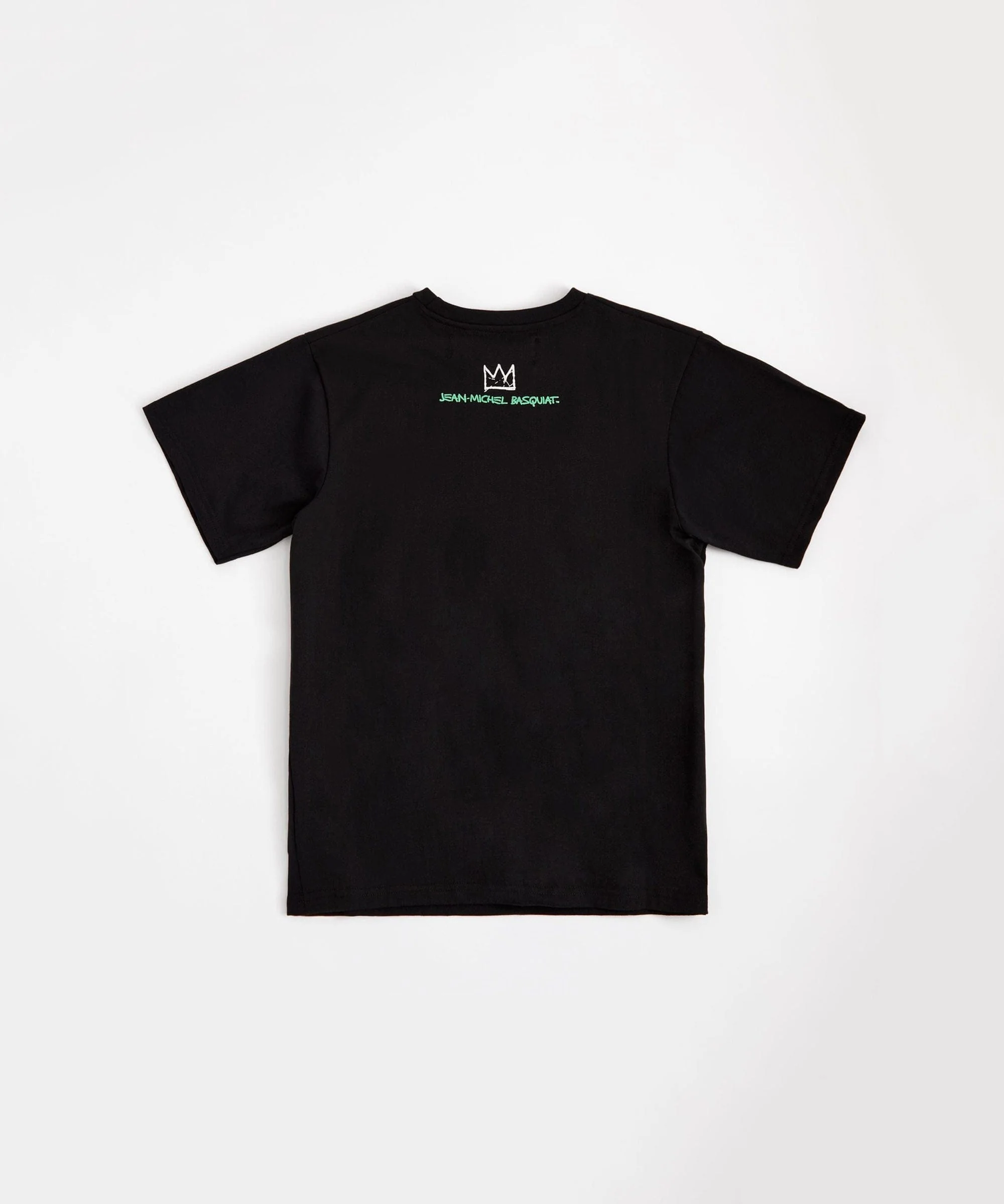 Kids Basquiat Warhol Self Portrait Short Sleeve Tee - Black - Image 2
