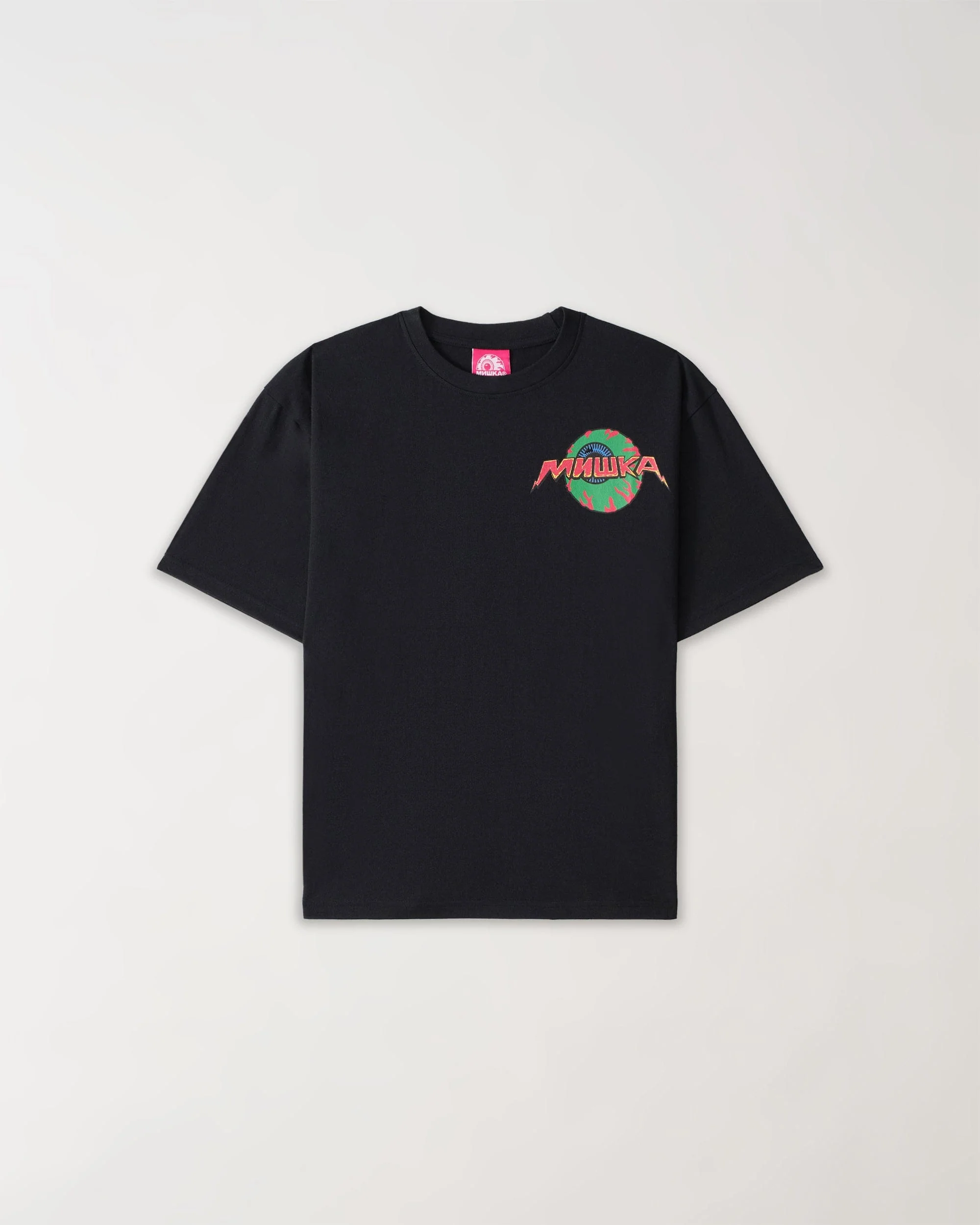 Kids Mishka Back Graphic Print Short Sleeve Tee - Black - Image 3