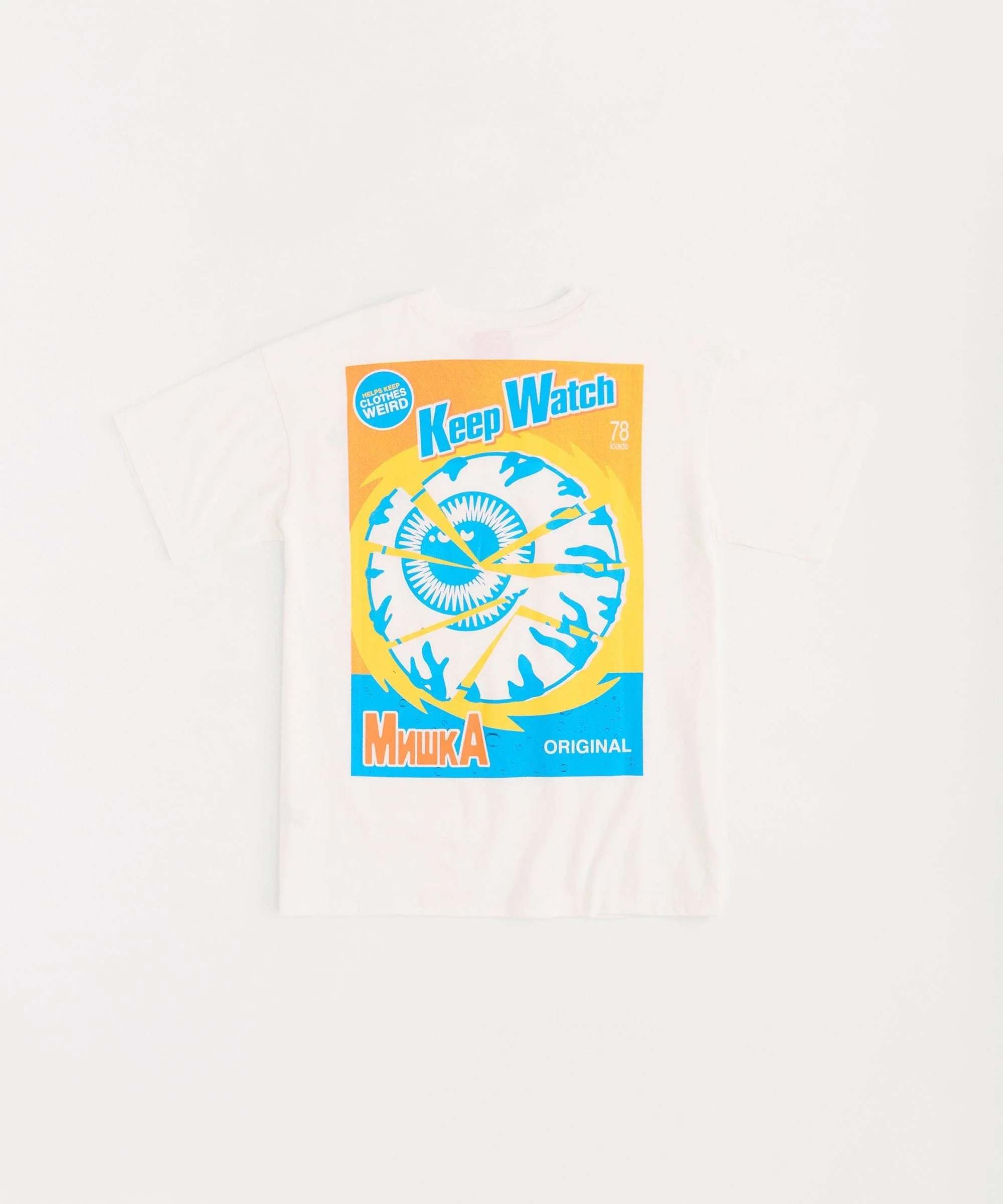 Kids Mishka Keep Watch Graphic Short Sleeve Tee - White