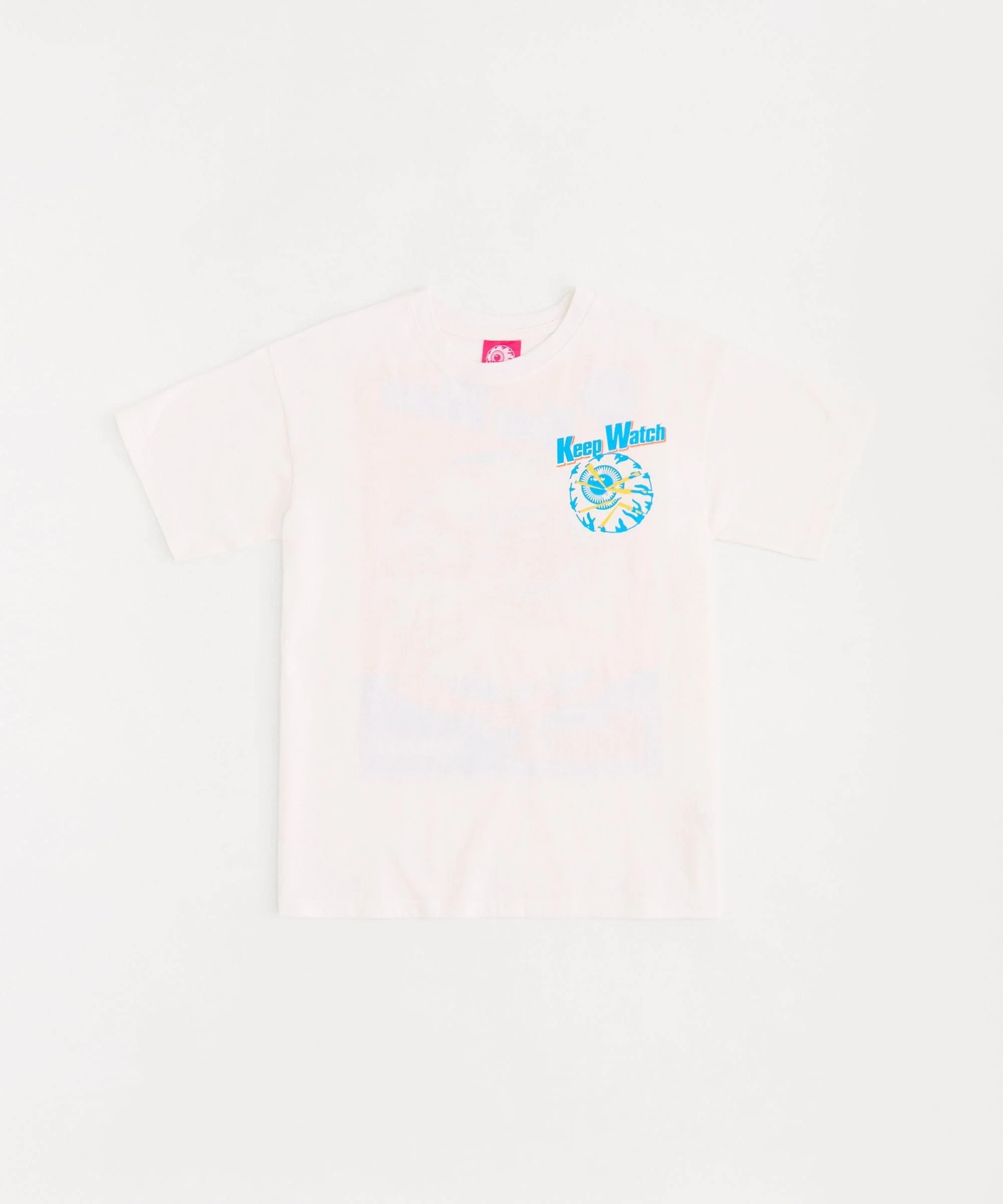 Kids Mishka Keep Watch Graphic Short Sleeve Tee - White - Image 2