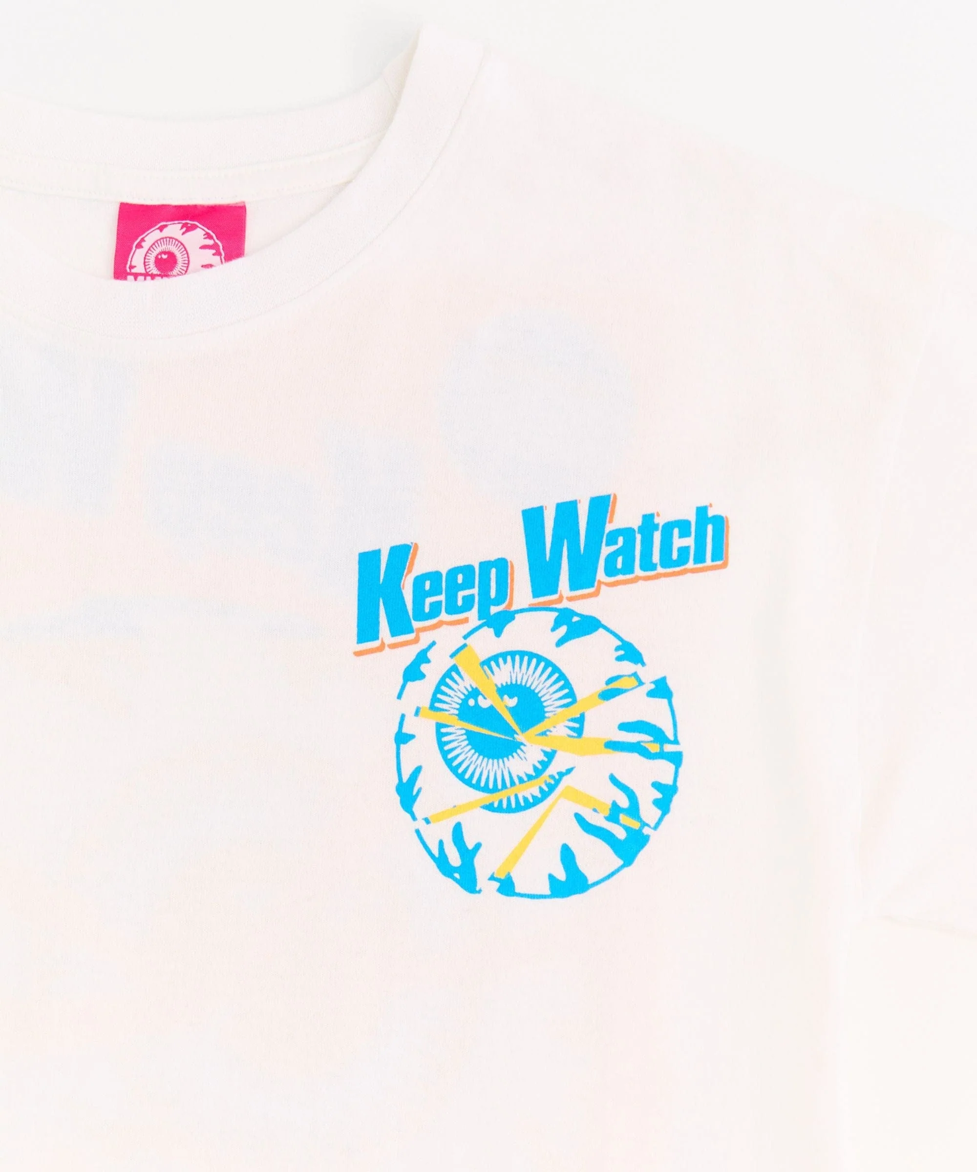 Kids Mishka Keep Watch Graphic Short Sleeve Tee - White - Image 3