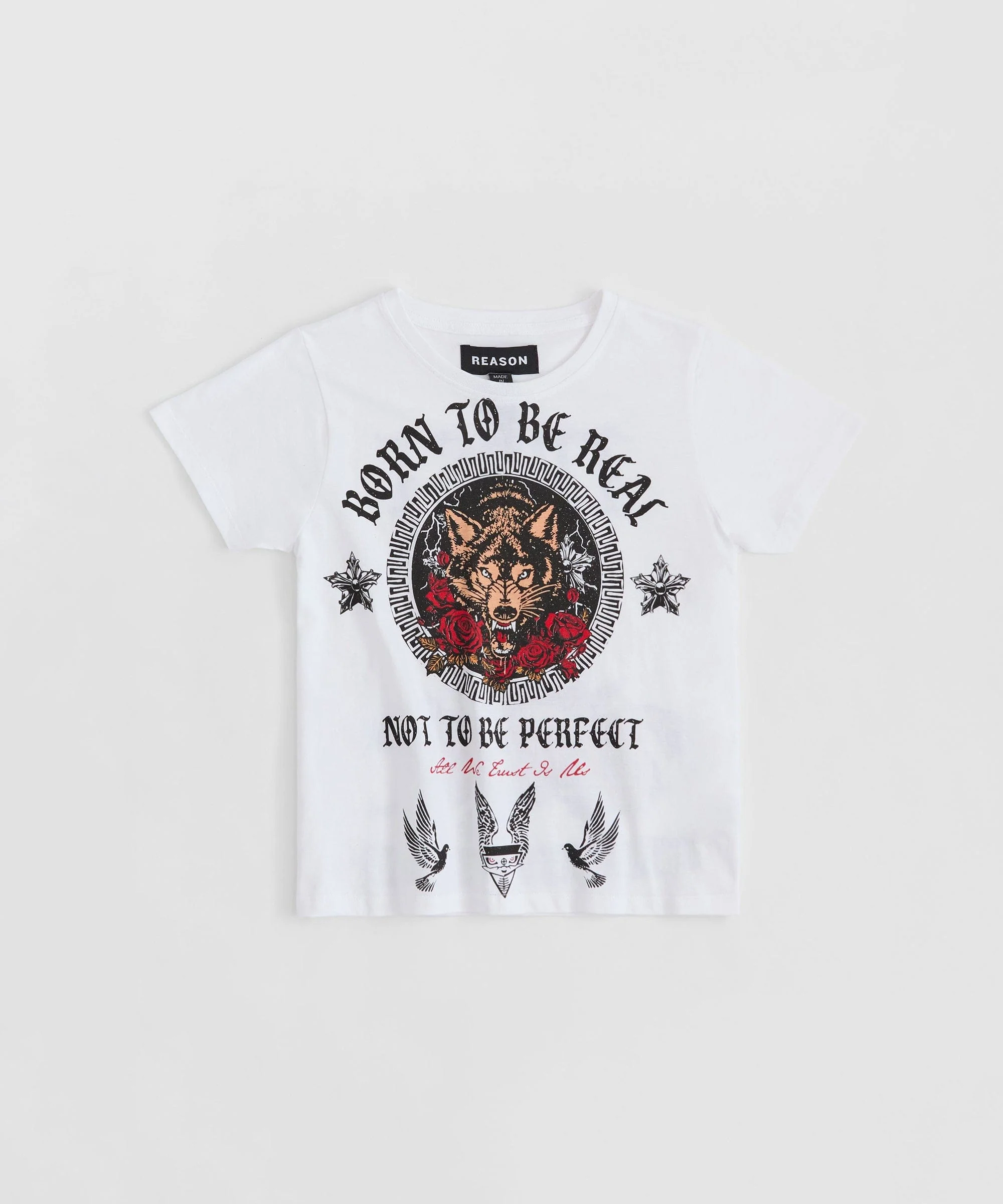 Kids Trust No. 1 Short Sleeve Tee - Cream