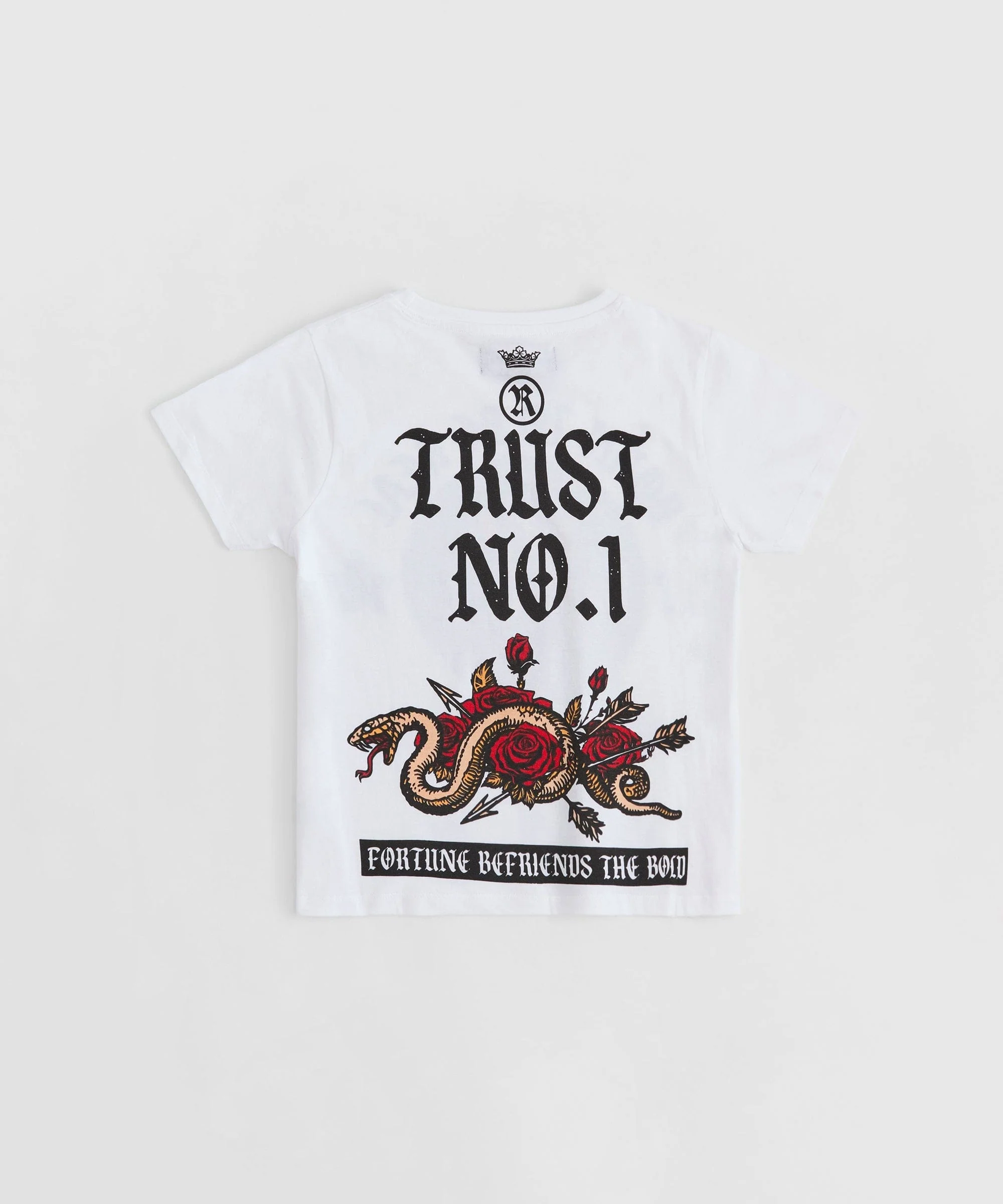 Kids Trust No. 1 Short Sleeve Tee - Cream - Image 2