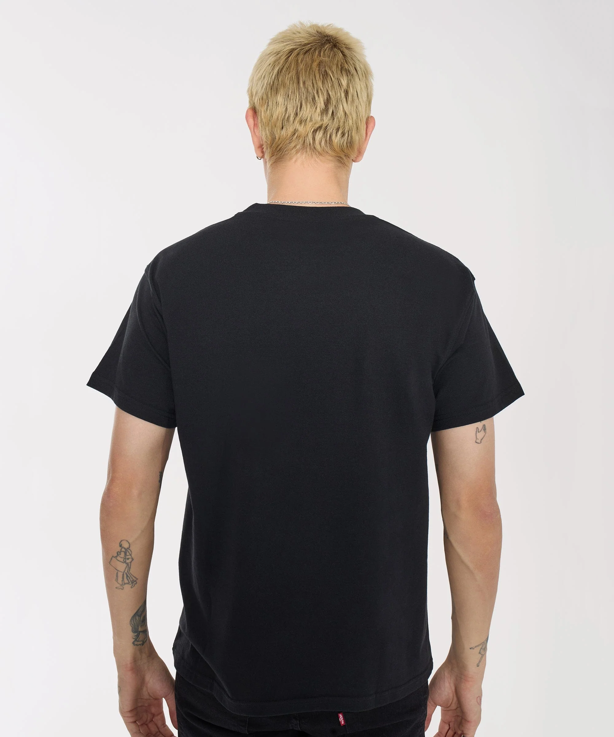 Mishka Cyco Bootleg Embroidered Short Sleeve Tee - Black - Image 5