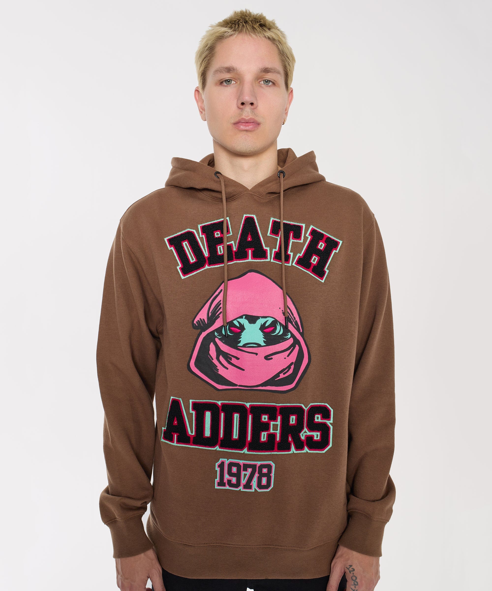 Mishka Death Adders 1978 Hoodie - Brown - Image 3