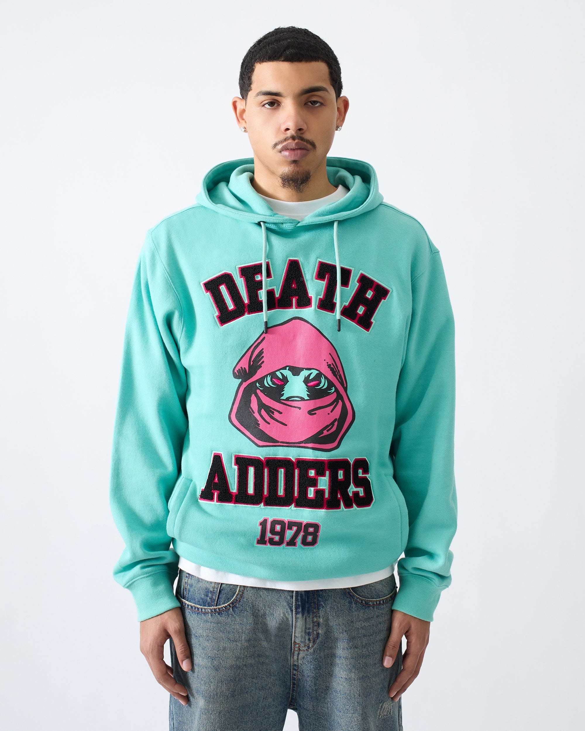 Mishka Death Adders 1978 Hoodie - Light Blue - Image 2