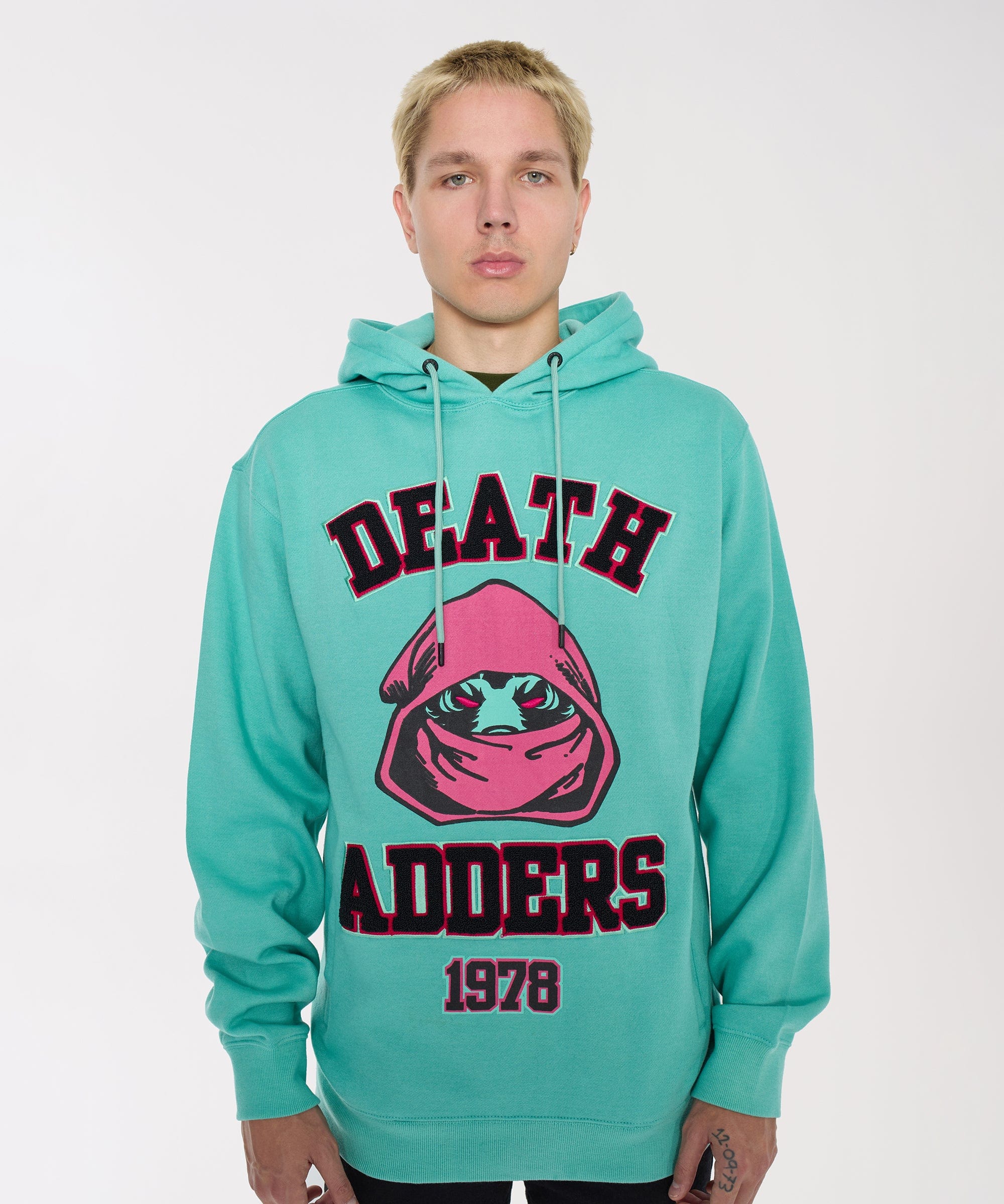 Mishka Death Adders 1978 Hoodie - Light Blue - Image 6