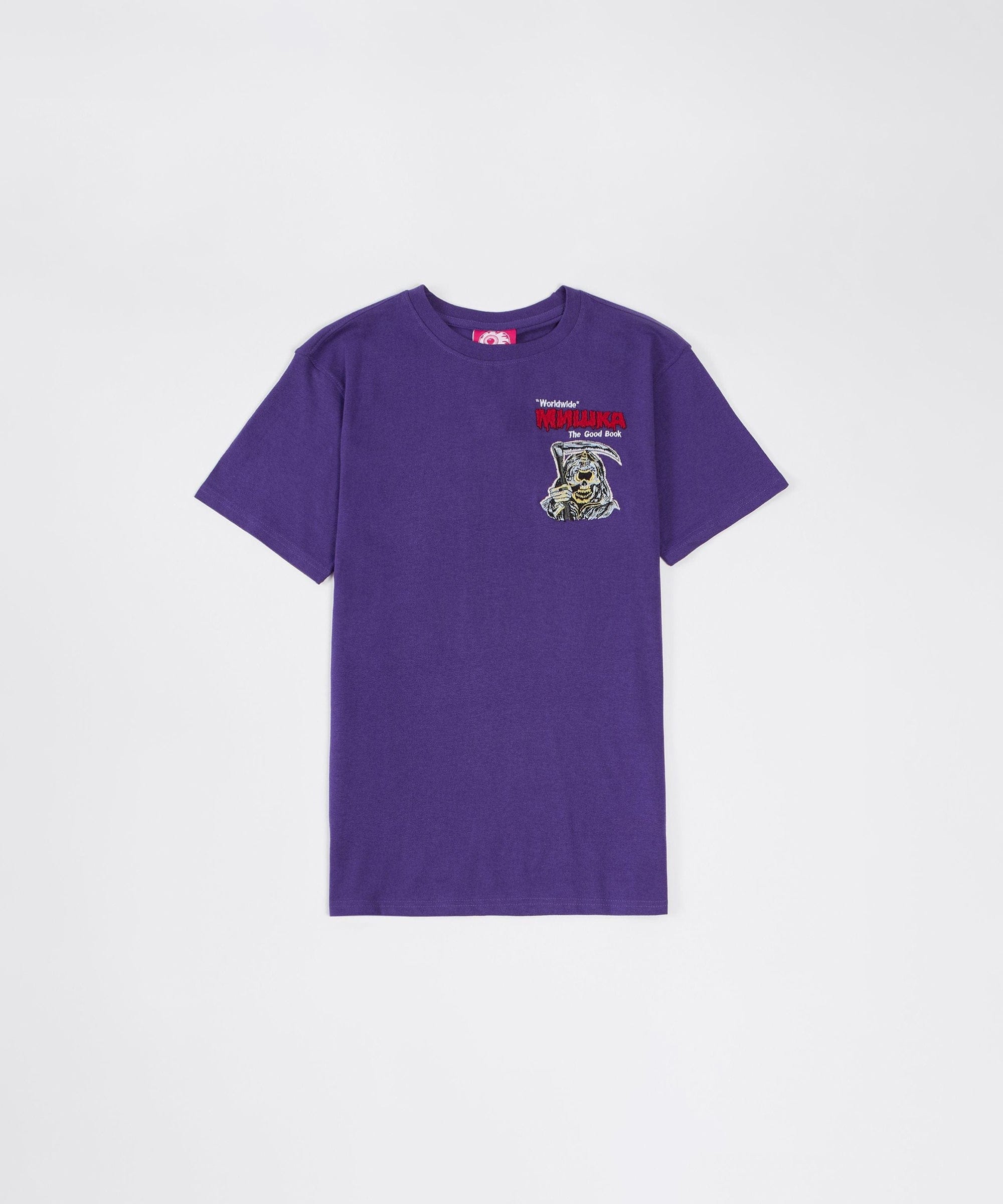 Mishka Fight Illiteracy Short Sleeve Tee - Purple - Image 2