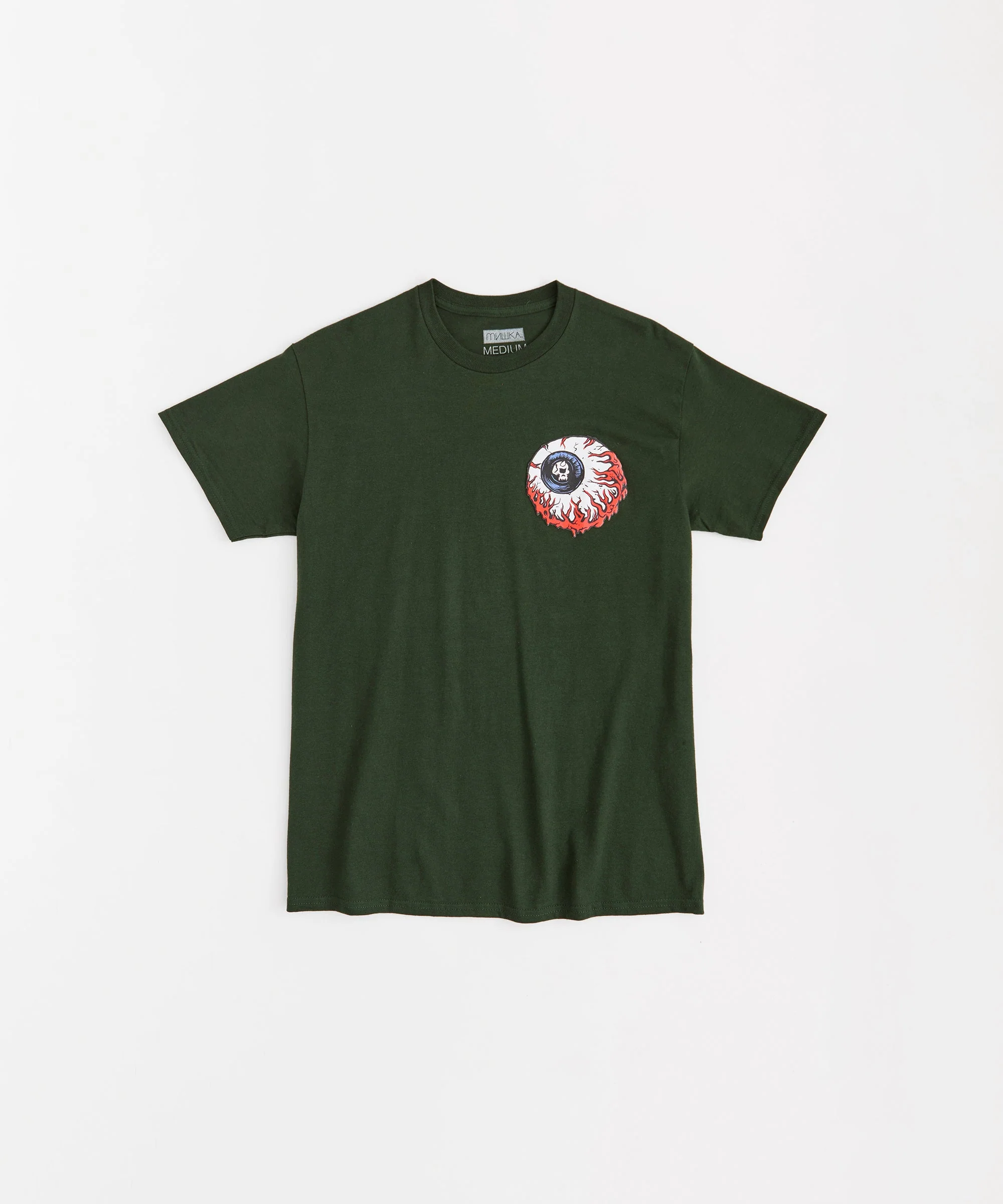 Mishka Lamour Keep Watch Crest Short Sleeve Tee - Olive Green