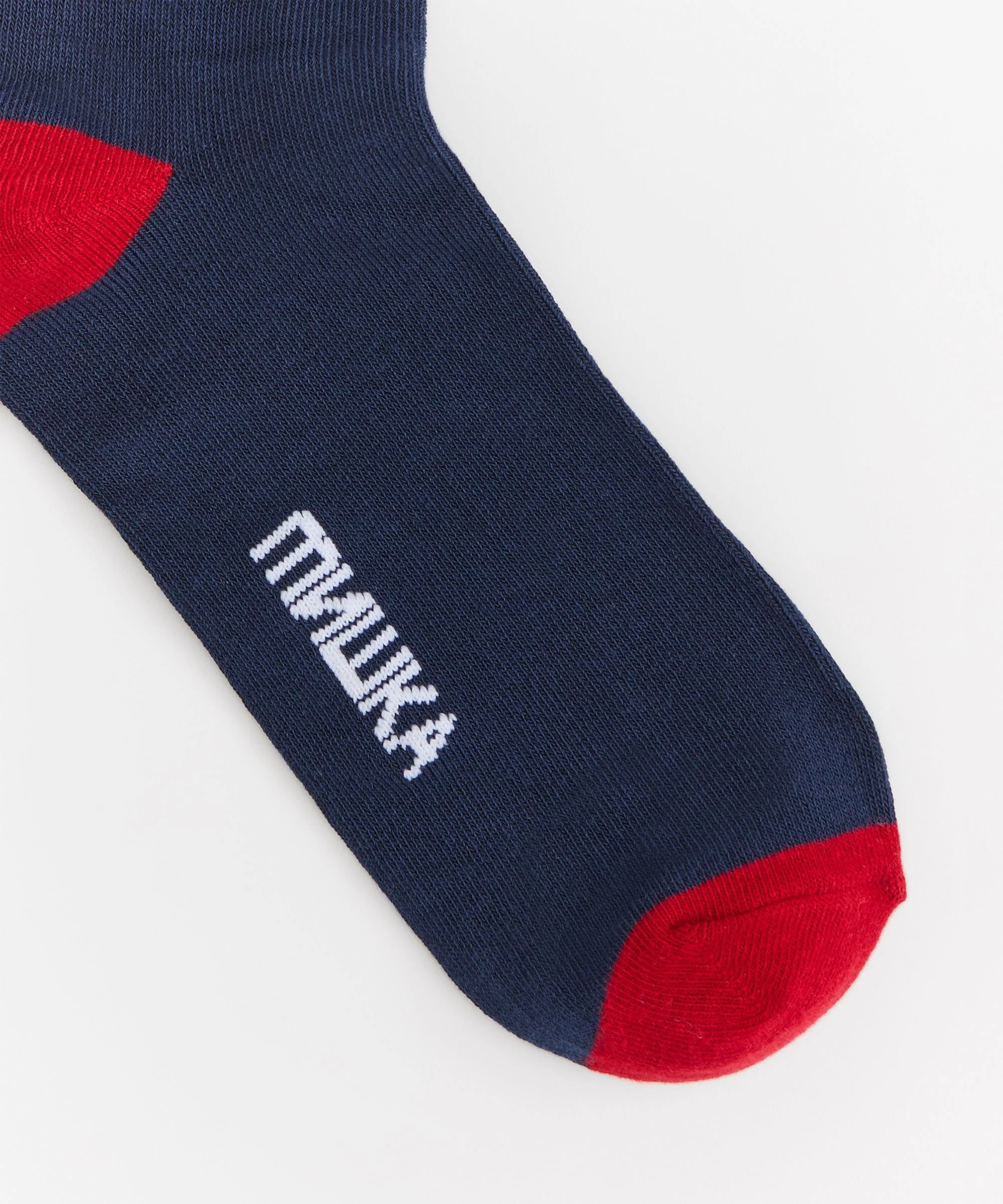 Mishka Logo Socks - Navy Blue and Red - Image 2