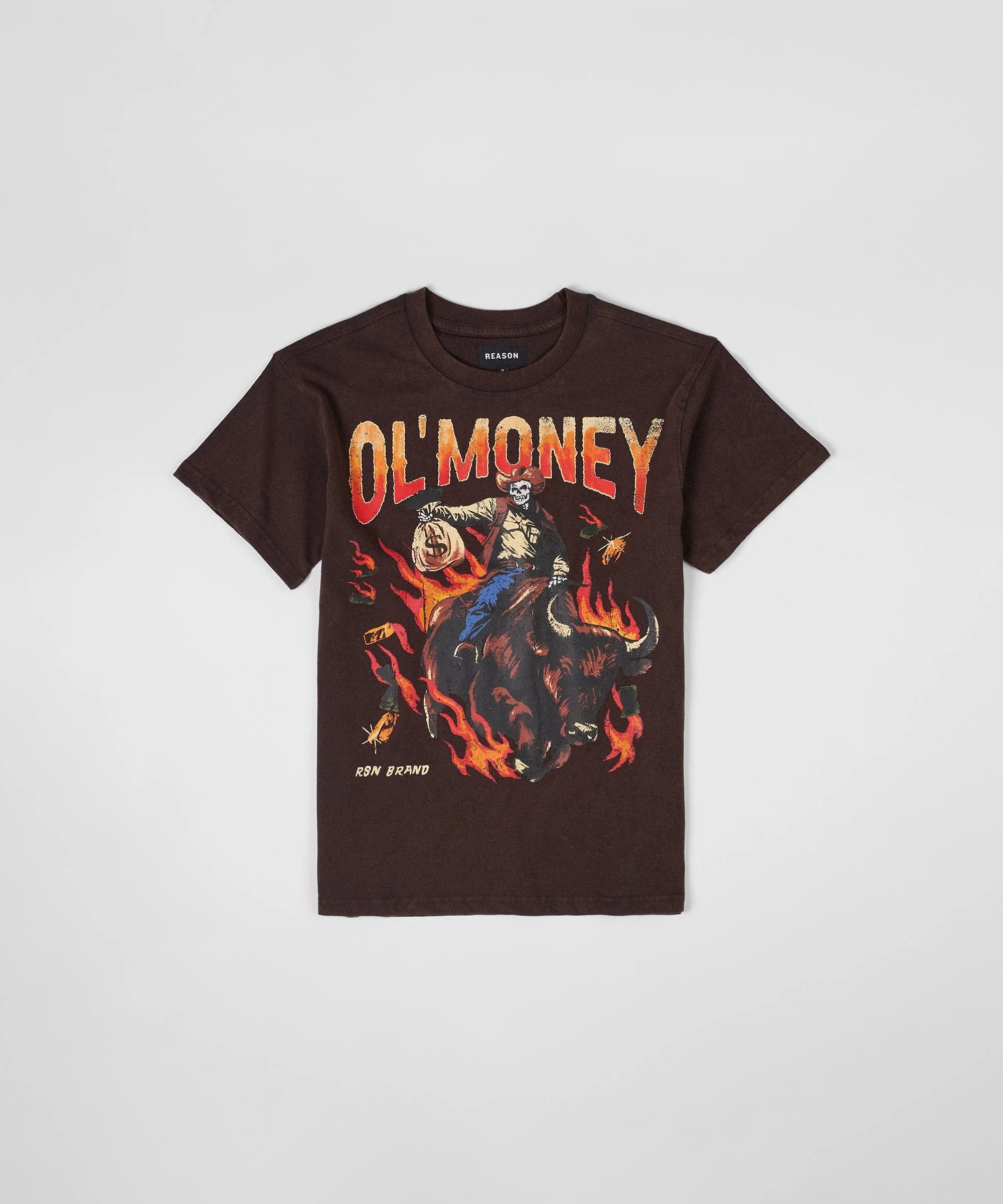 Ol' Money Short Sleeve Tee - Brown