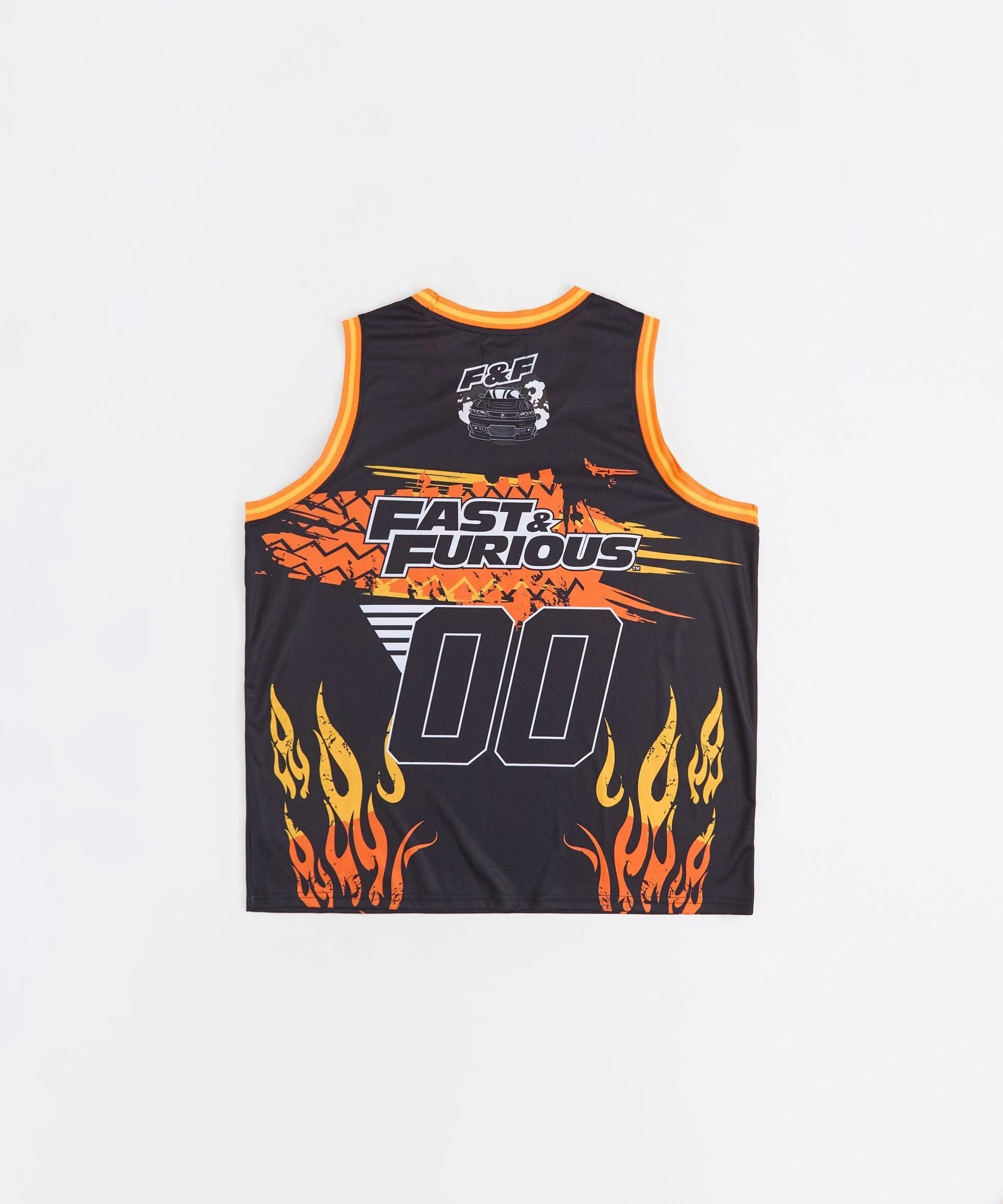 Plus Size Women Fast And Furious Basketball Jersey - Black - Image 2