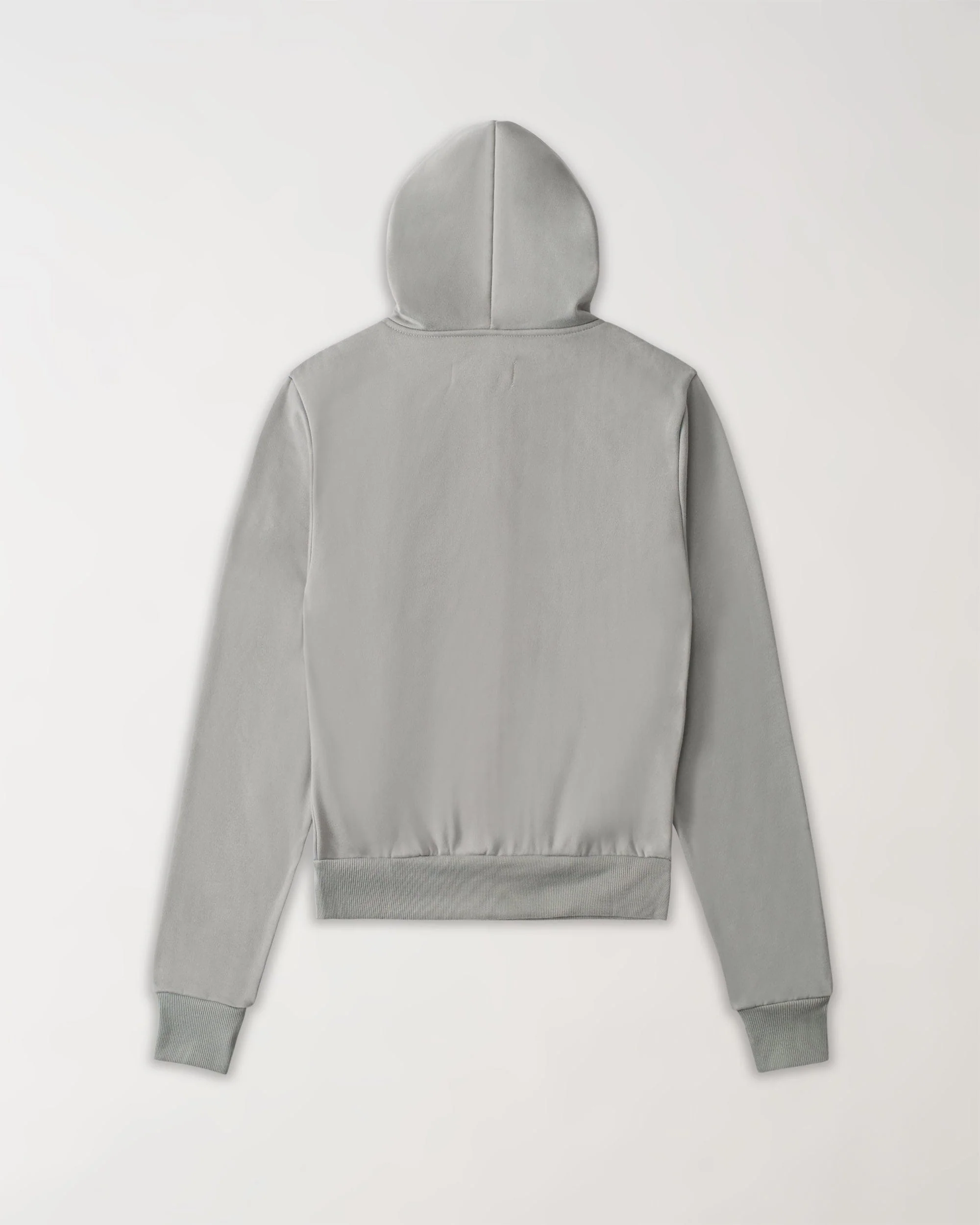 Plus Size Women Rebellion Cropped Zip Up Hoodie - Grey - Image 4