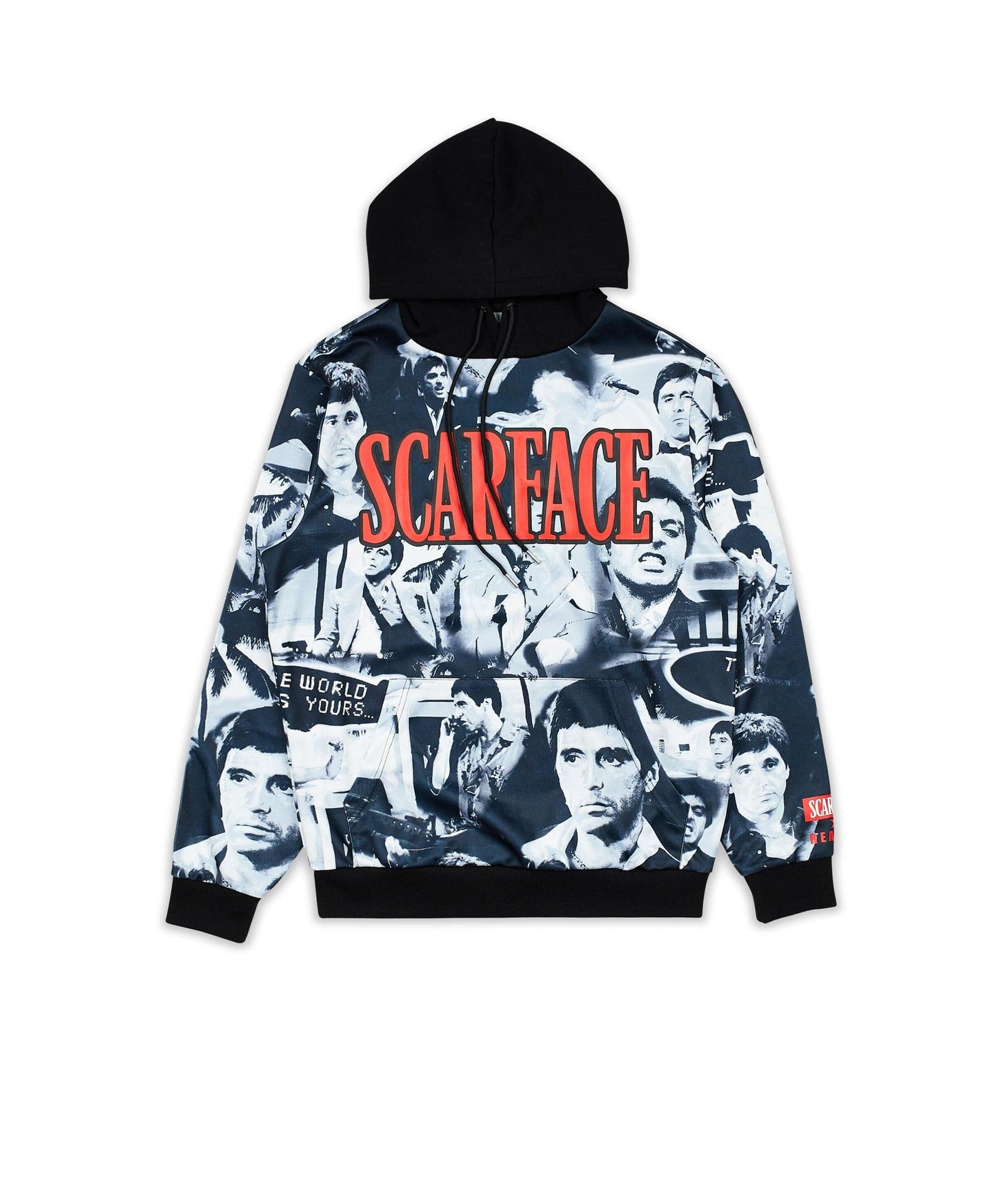 Scarface™ Collage Allover Print Al Pacino Hoodie