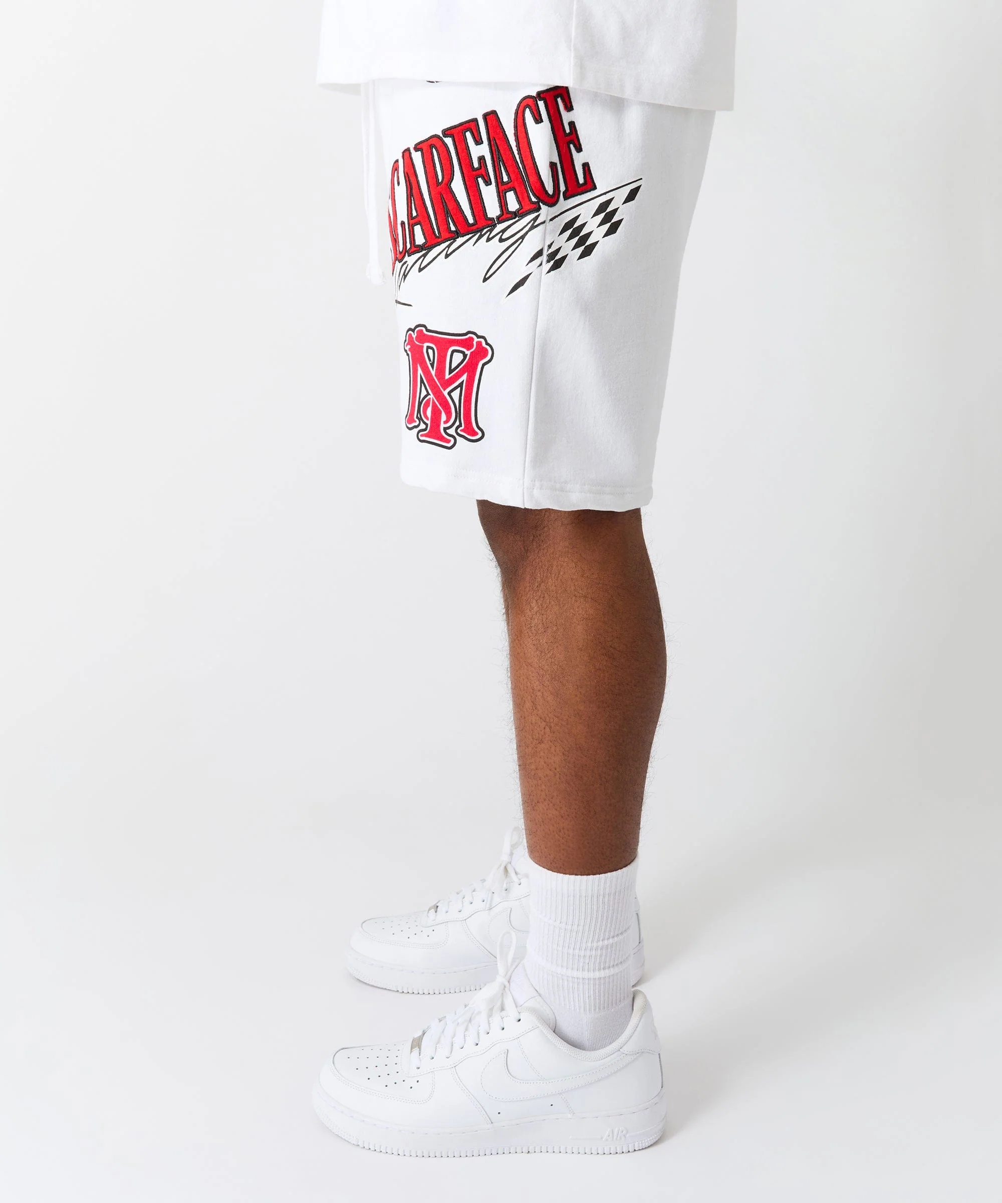 Scarface Racing Short - White - Image 4