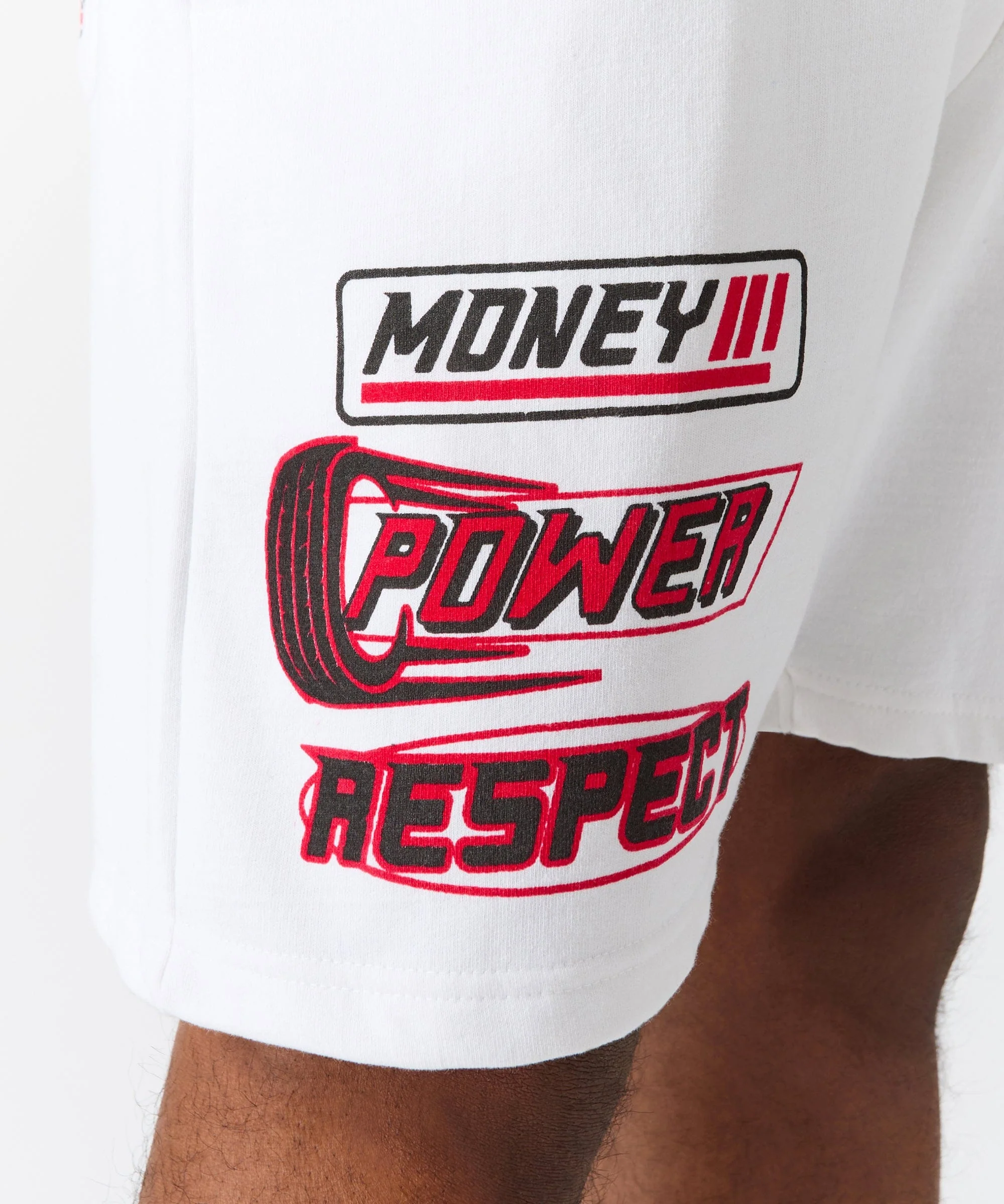 Scarface Racing Short - White - Image 6