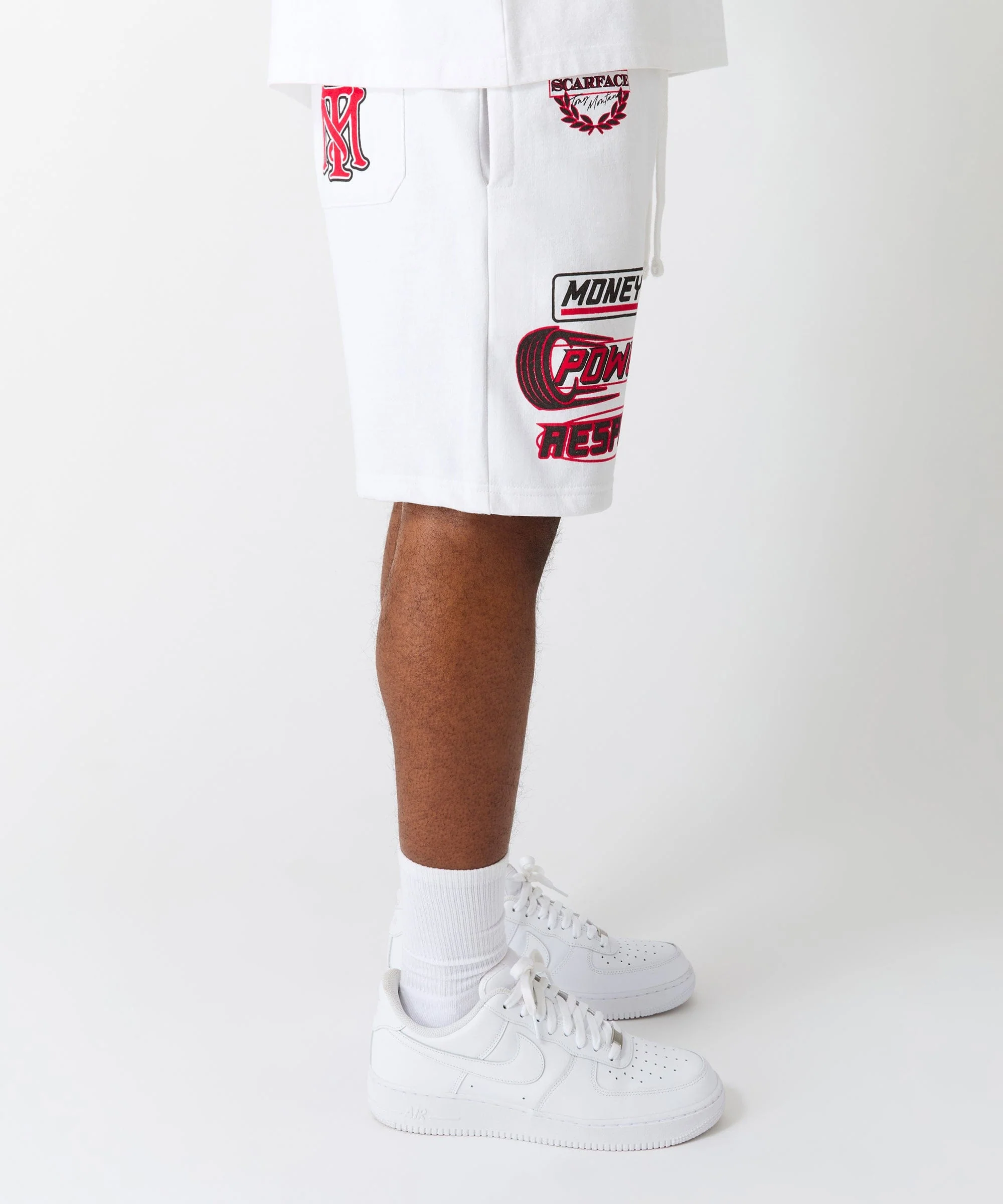 Scarface Racing Short - White - Image 7