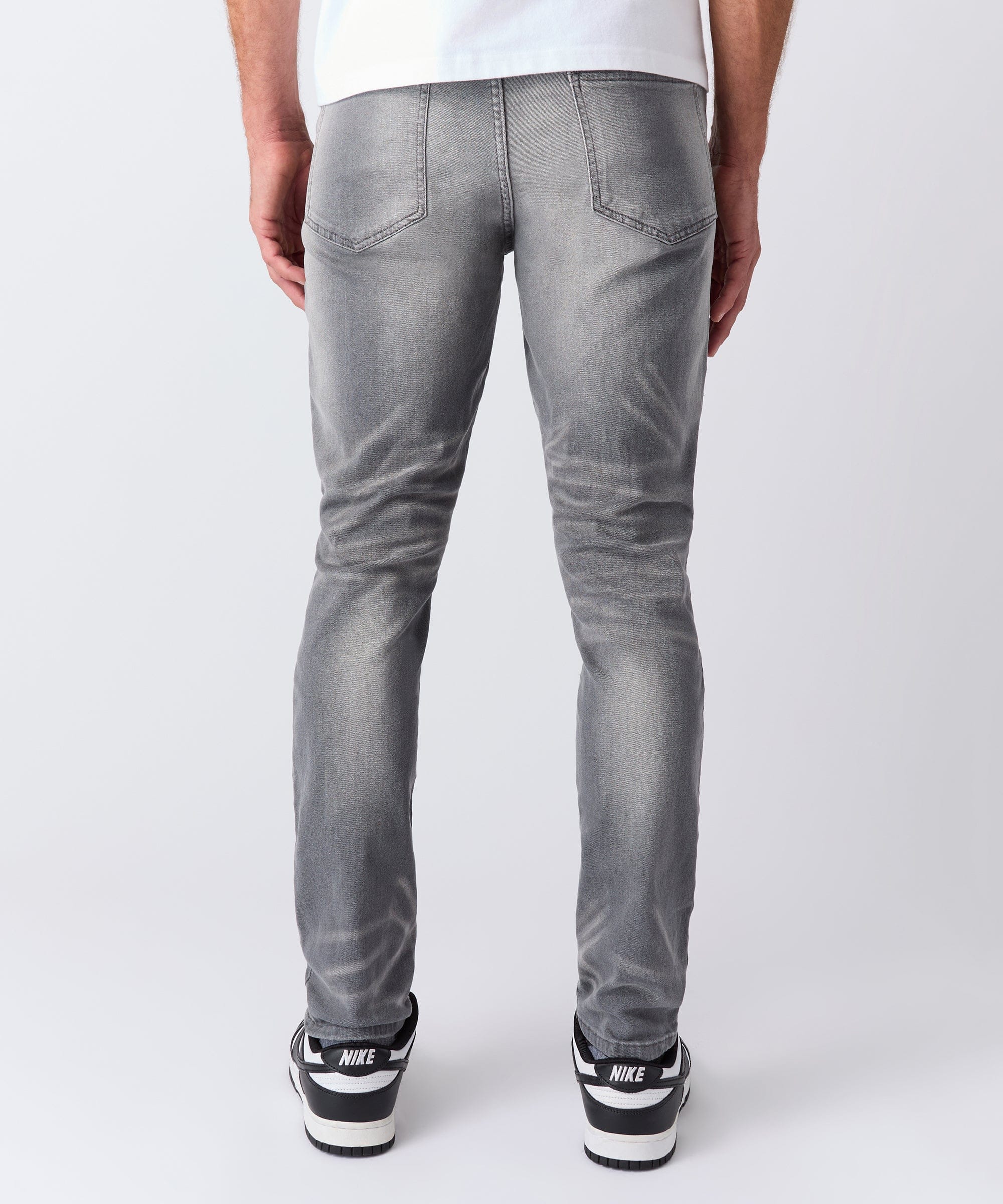 Rip and Repair Denim Jeans - Grey - Image 6