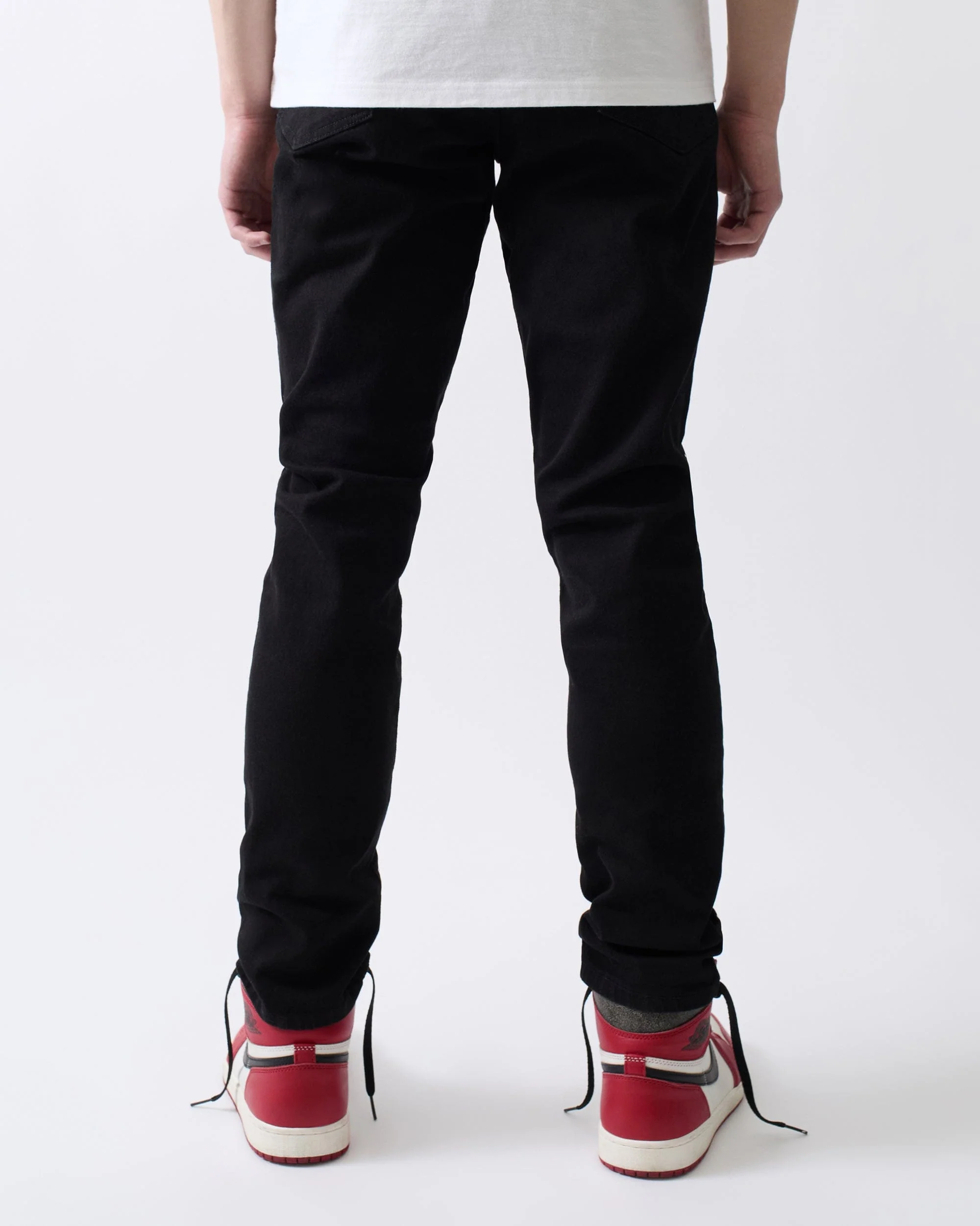 Stoned Out Rhinestone Denim Jeans - Black - Image 3