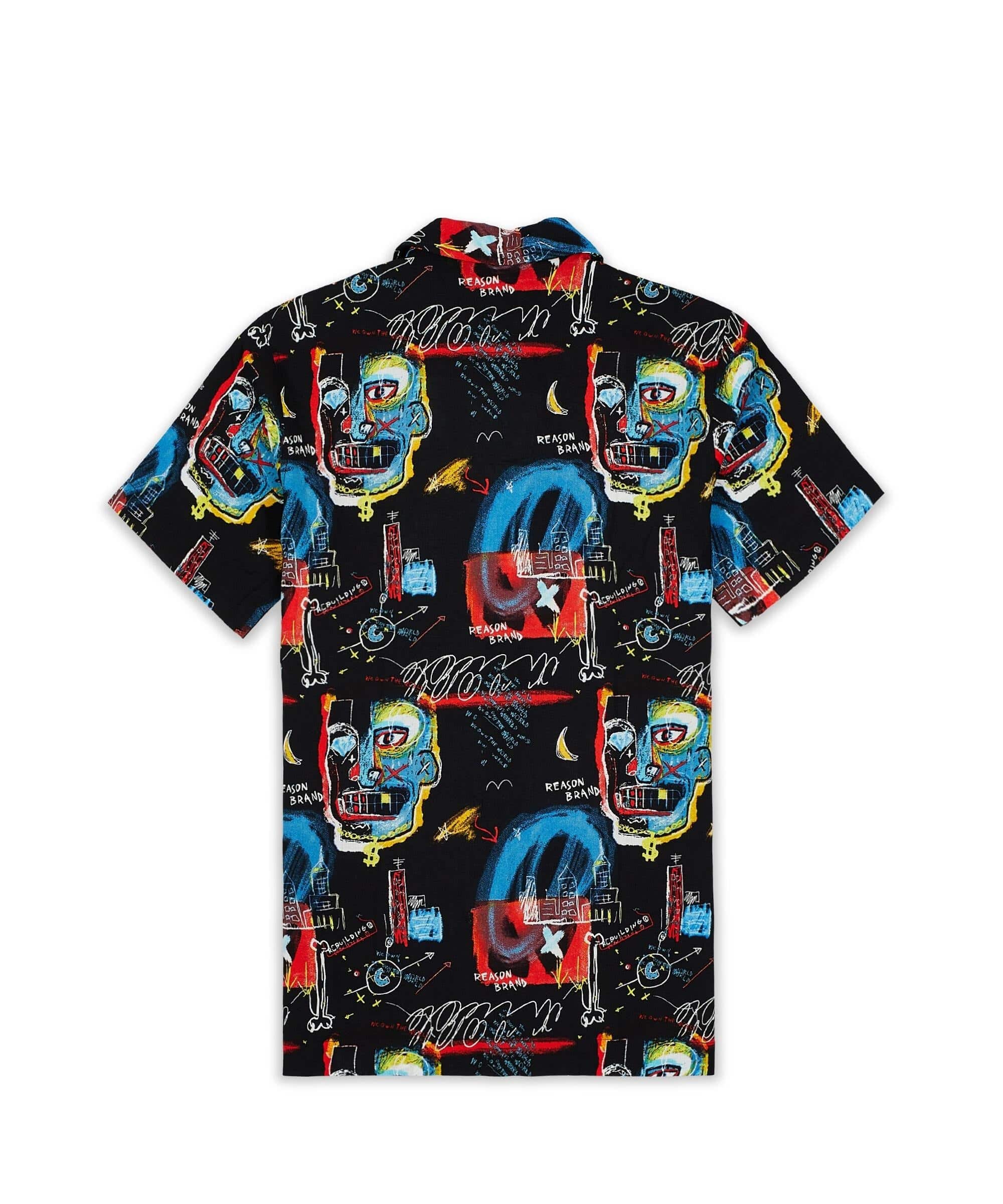 Street Art Allover Print Short Sleeve Shirt - Image 5