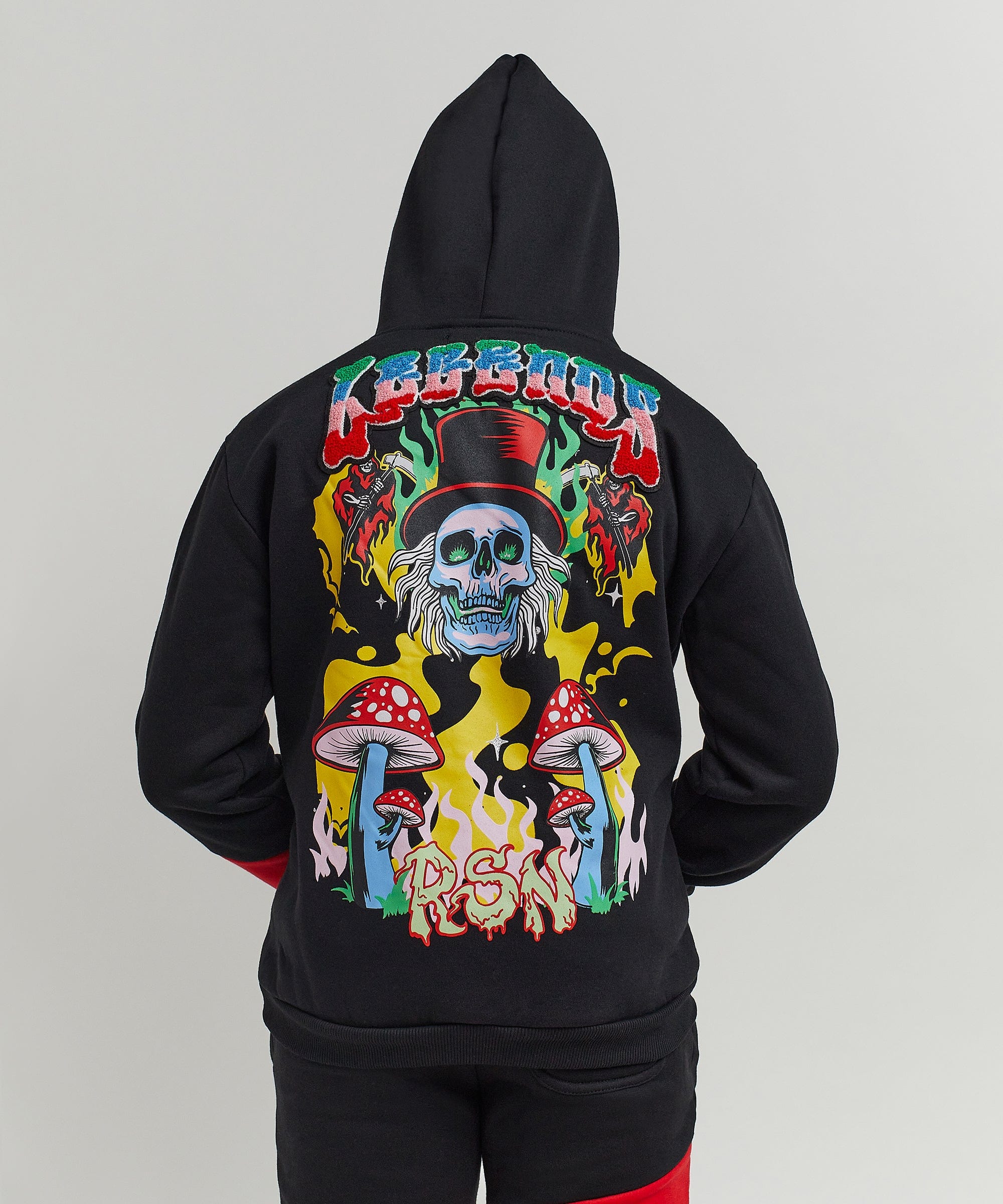 Kids True To This Back Print Hoodie - Image 13