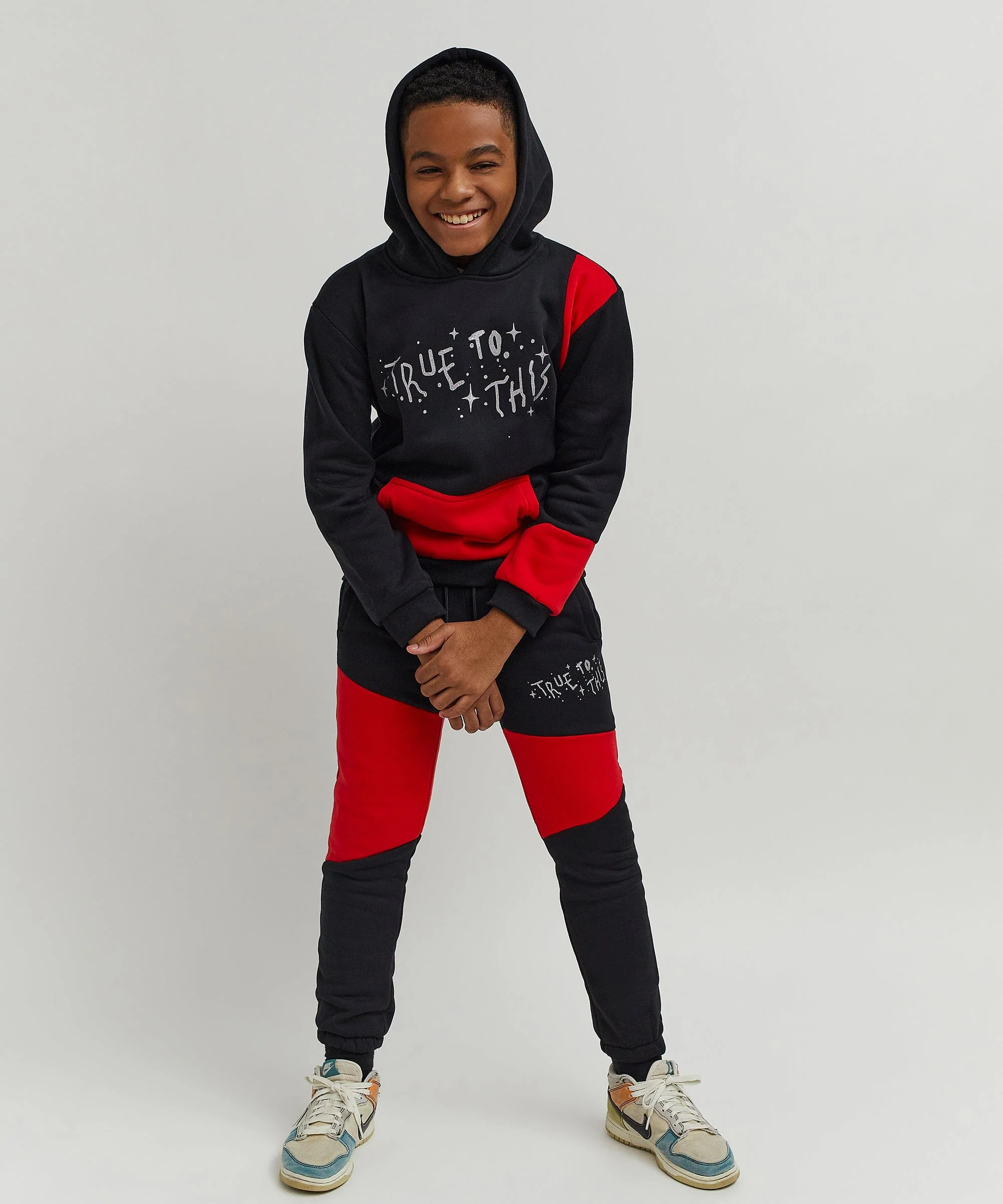 Kids True To This Back Print Hoodie - Image 16