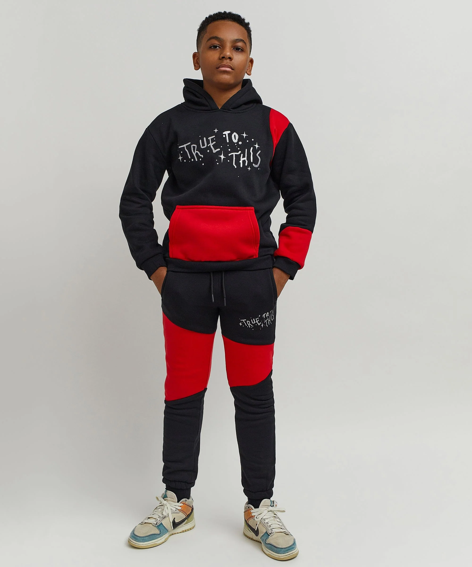 Kids True To This Back Print Hoodie - Image 20