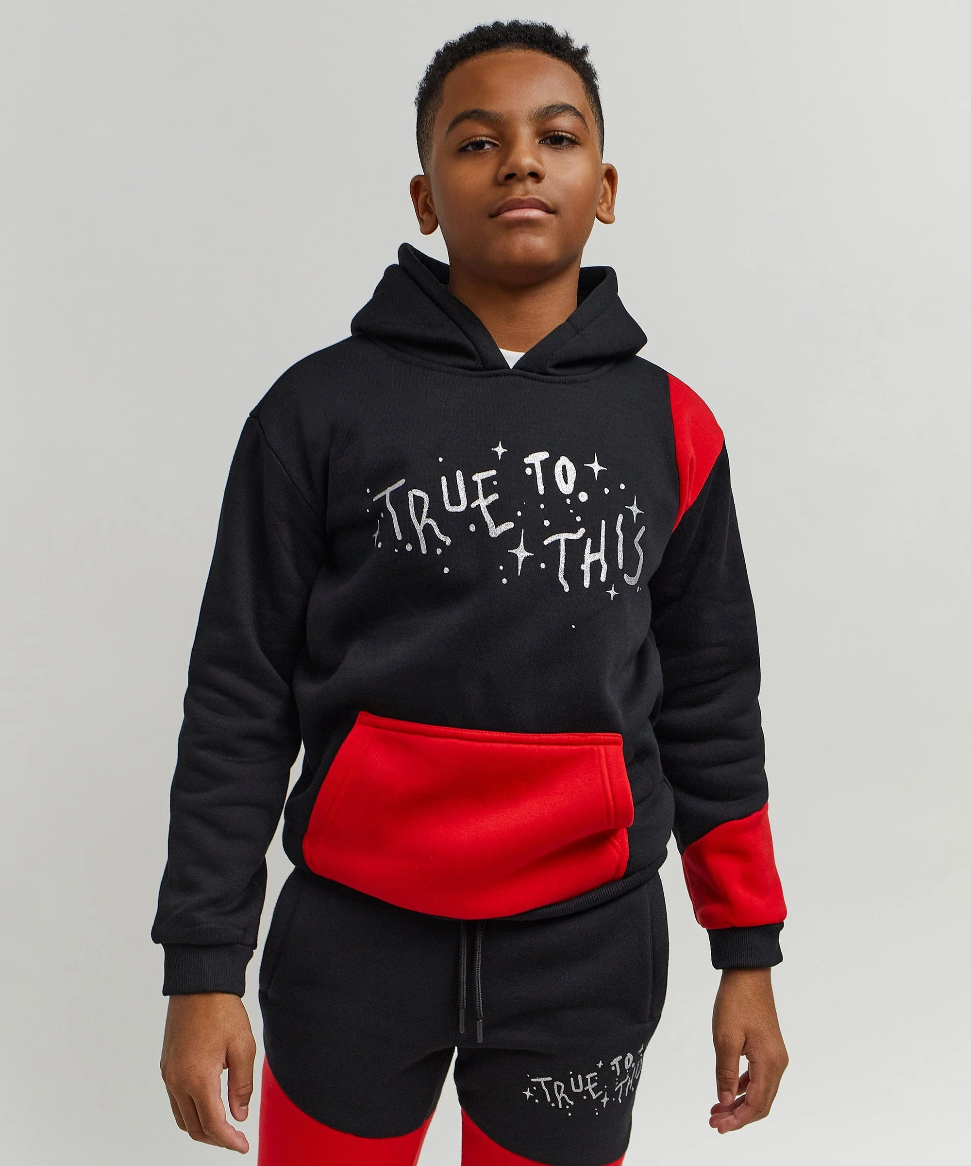 Kids True To This Back Print Hoodie - Image 8