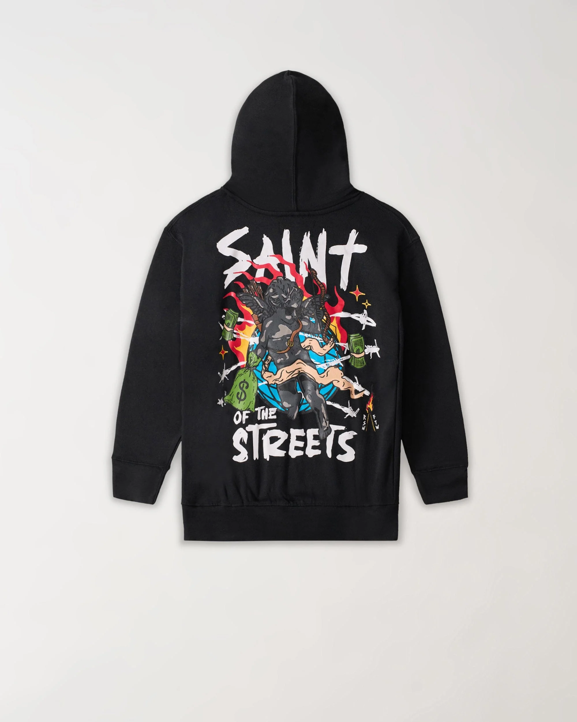 Women Anti Social Fleece Hoodie - Black - Image 3