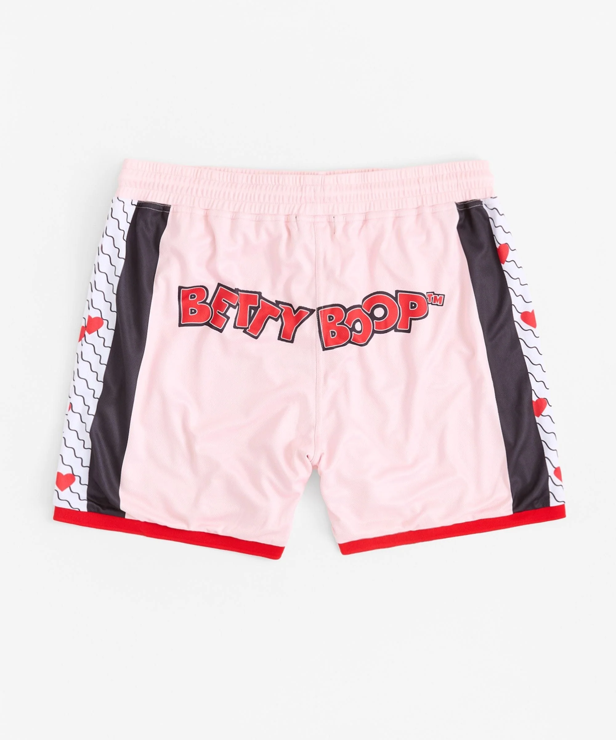 Plus Size Women Betty Boop Basketball Shorts - Pink - Image 2
