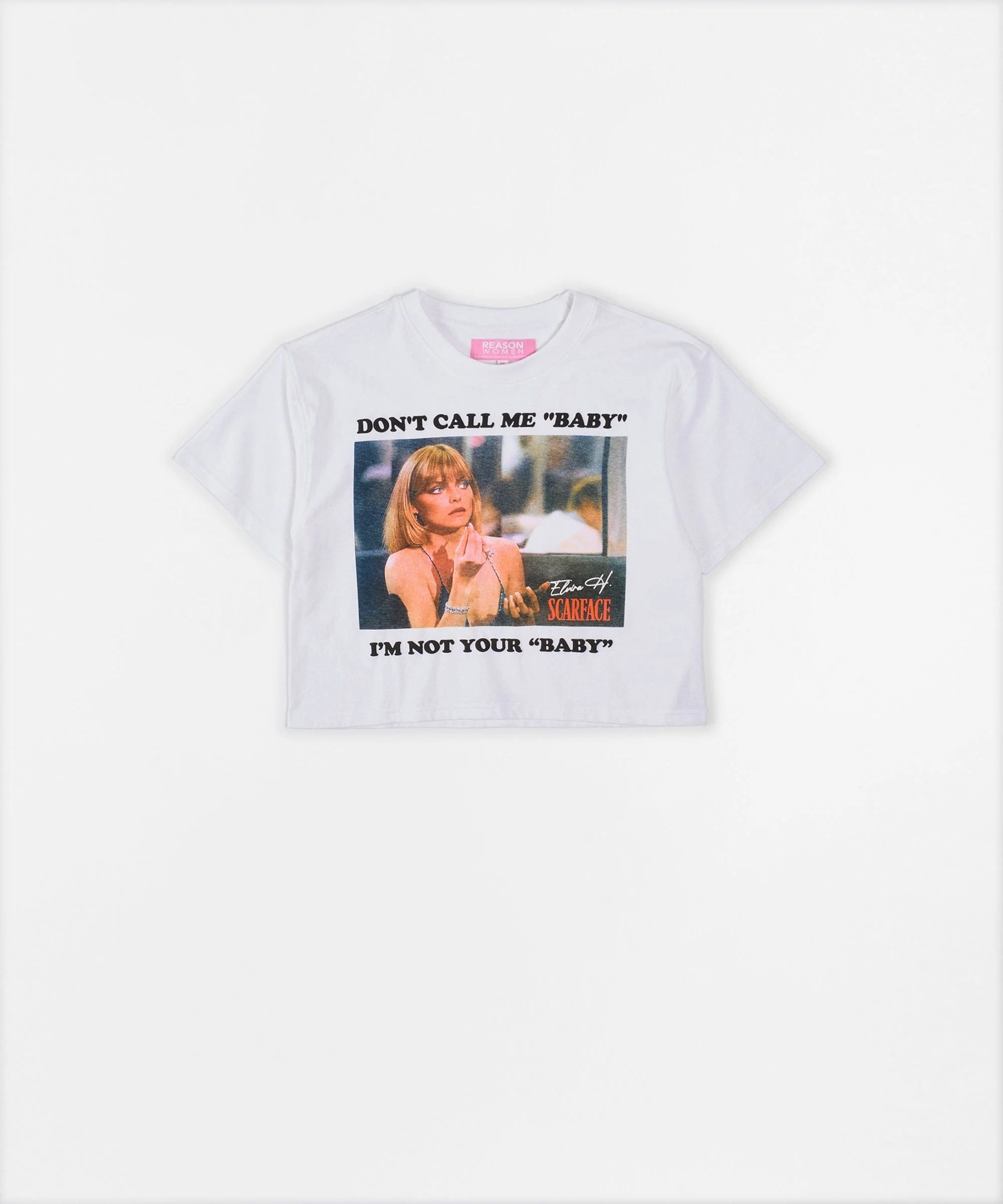 Women Scarface Elvira Tee - White